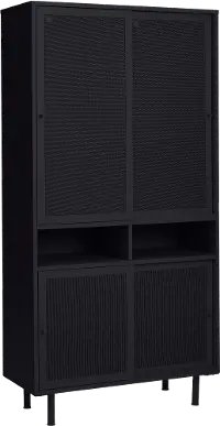 Veep Black Metal Cabinet