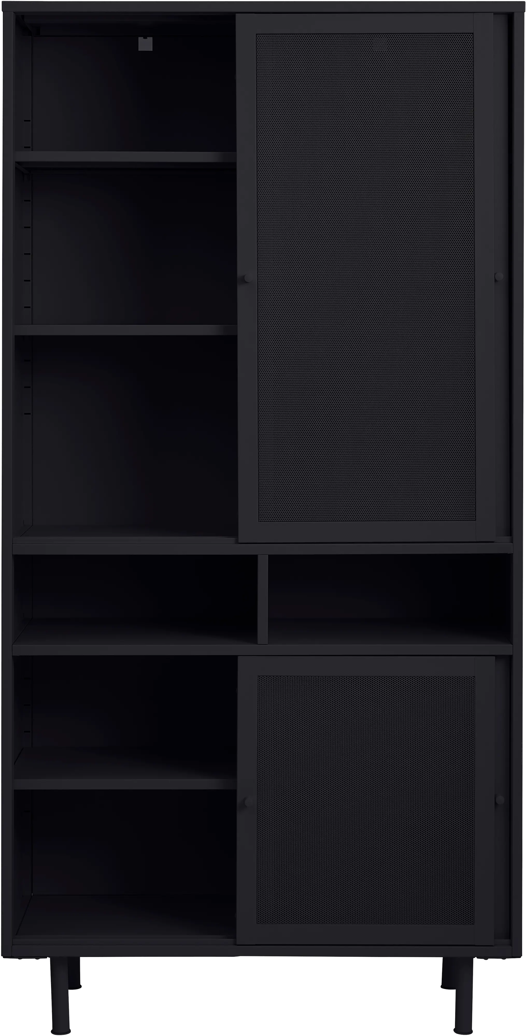 Veep Black Metal Cabinet-4