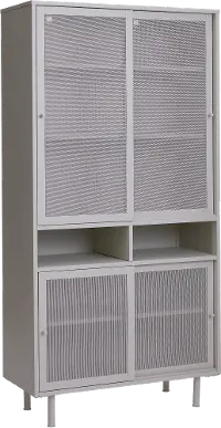 Veep Gray Metal Cabinet
