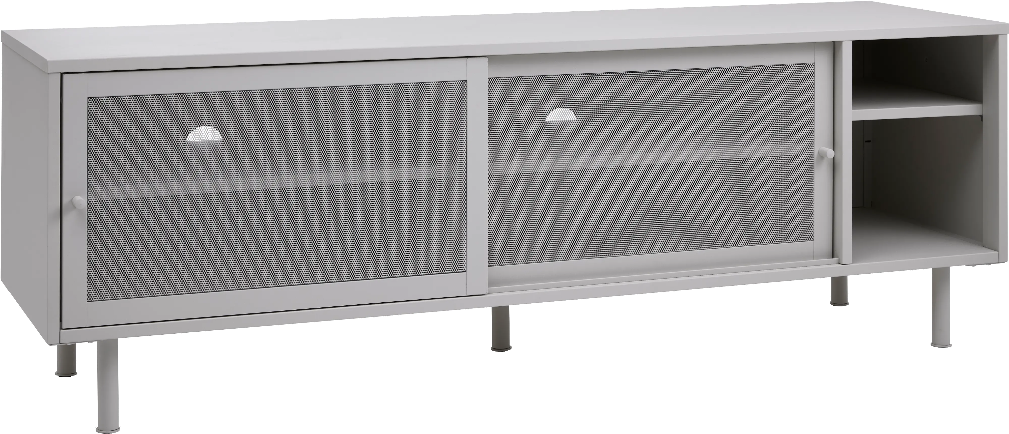 Veep Gray 63  TV Stand-1