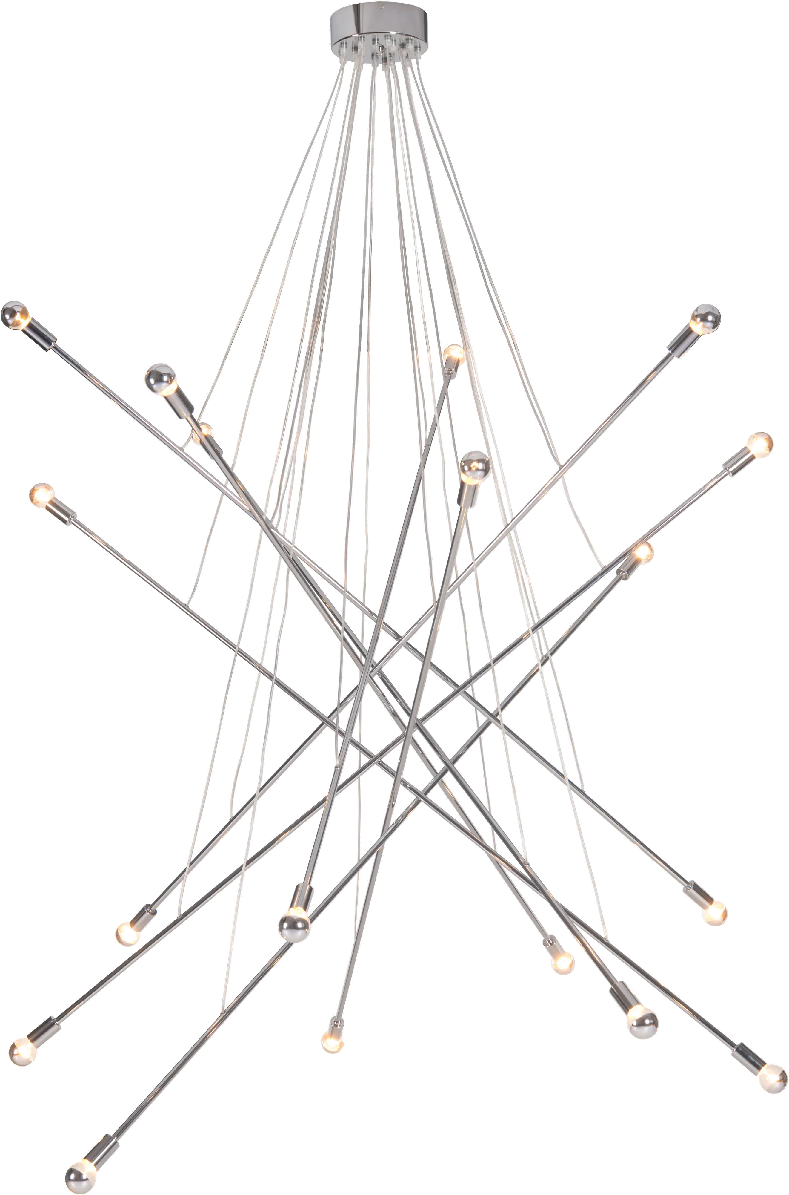 Casoria Chrome Ceiling Lamp-1