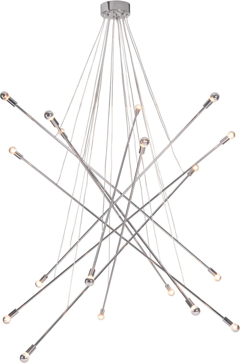 Casoria Chrome Ceiling Lamp