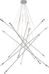 Casoria Chrome Ceiling Lamp