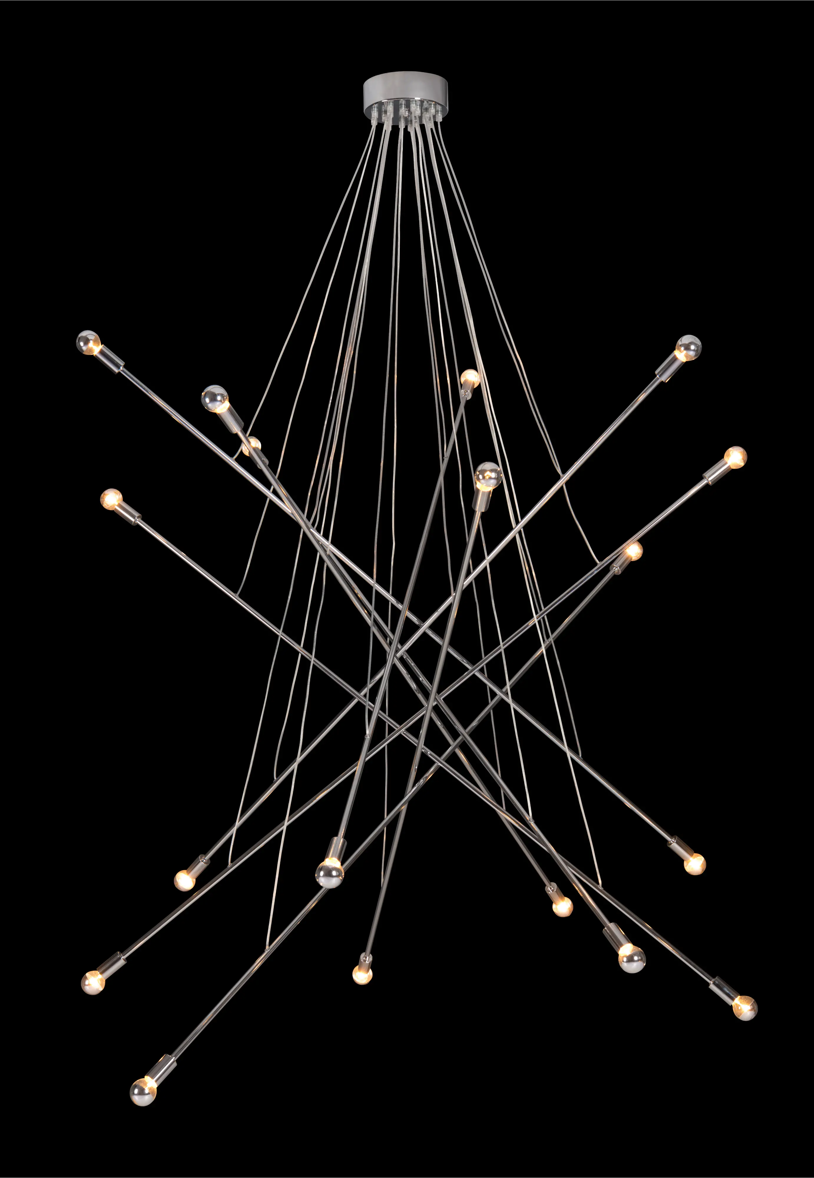 Casoria Chrome Ceiling Lamp-4