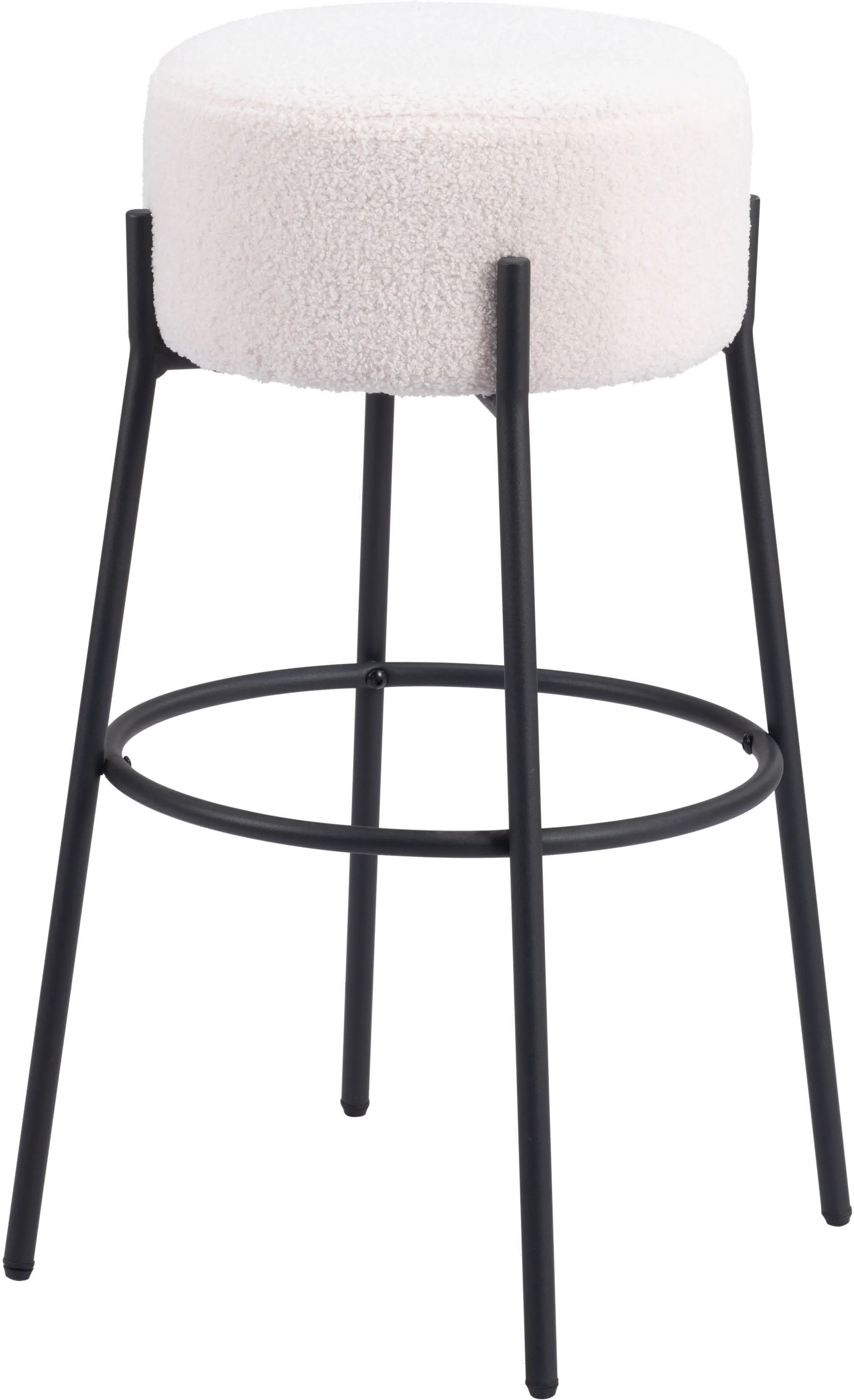 Anzio Barstool Ivory-1