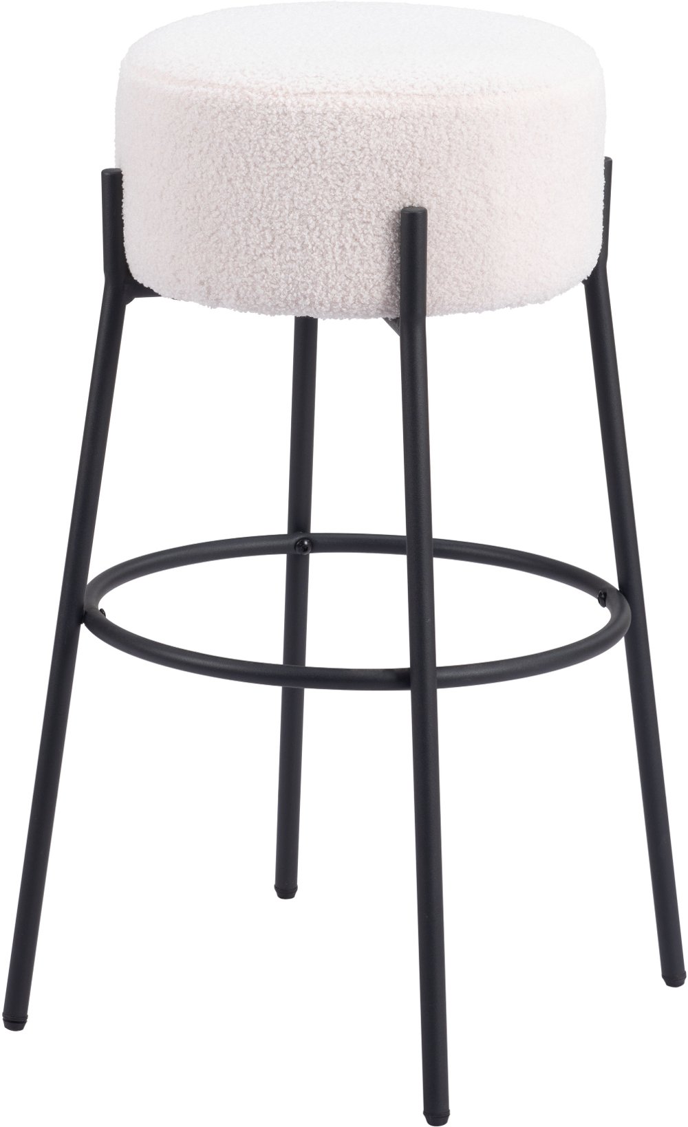 Anzio Barstool Ivory