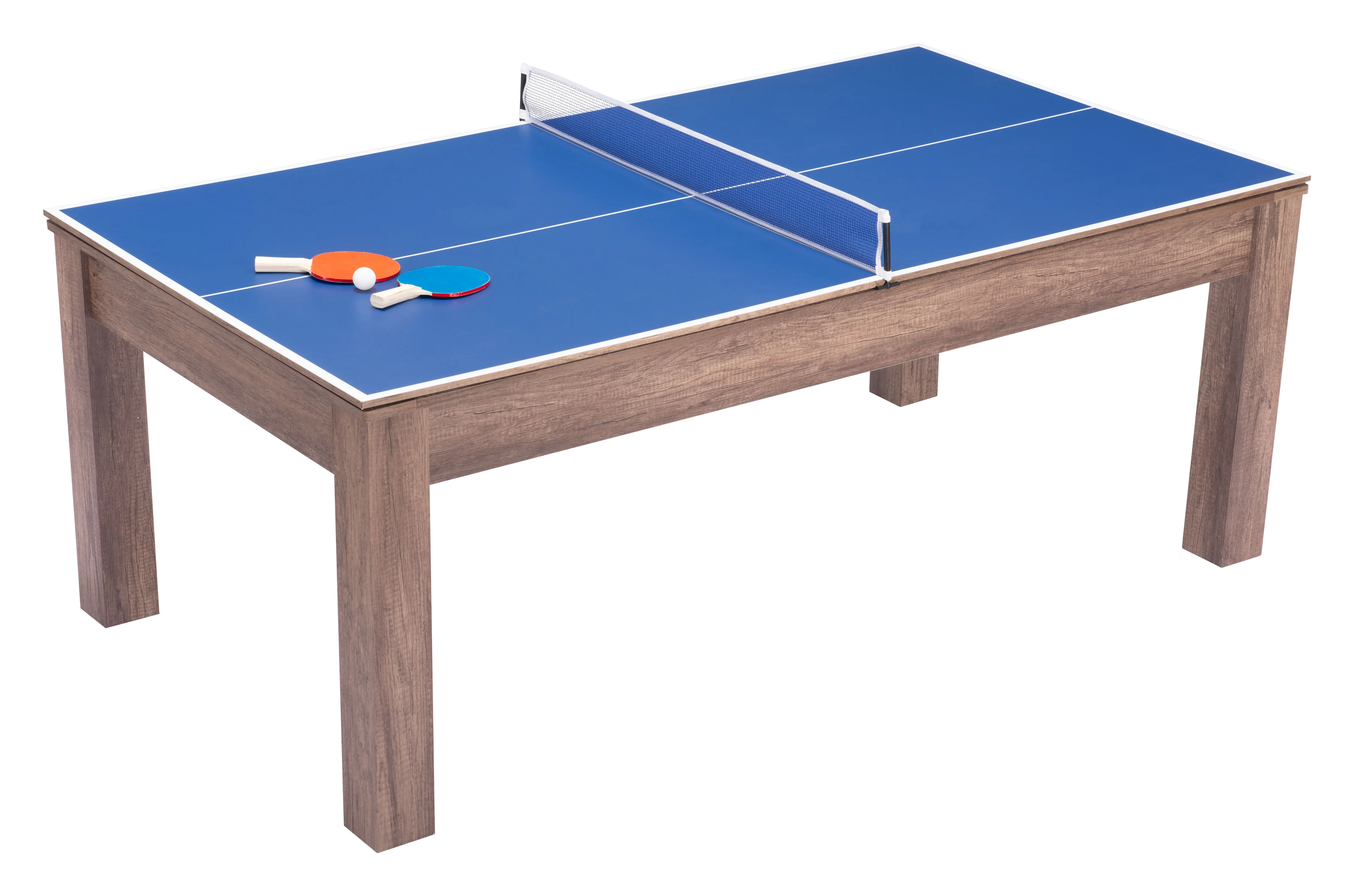 Rho Brown 3 in 1 Gaming and Dining Table-4