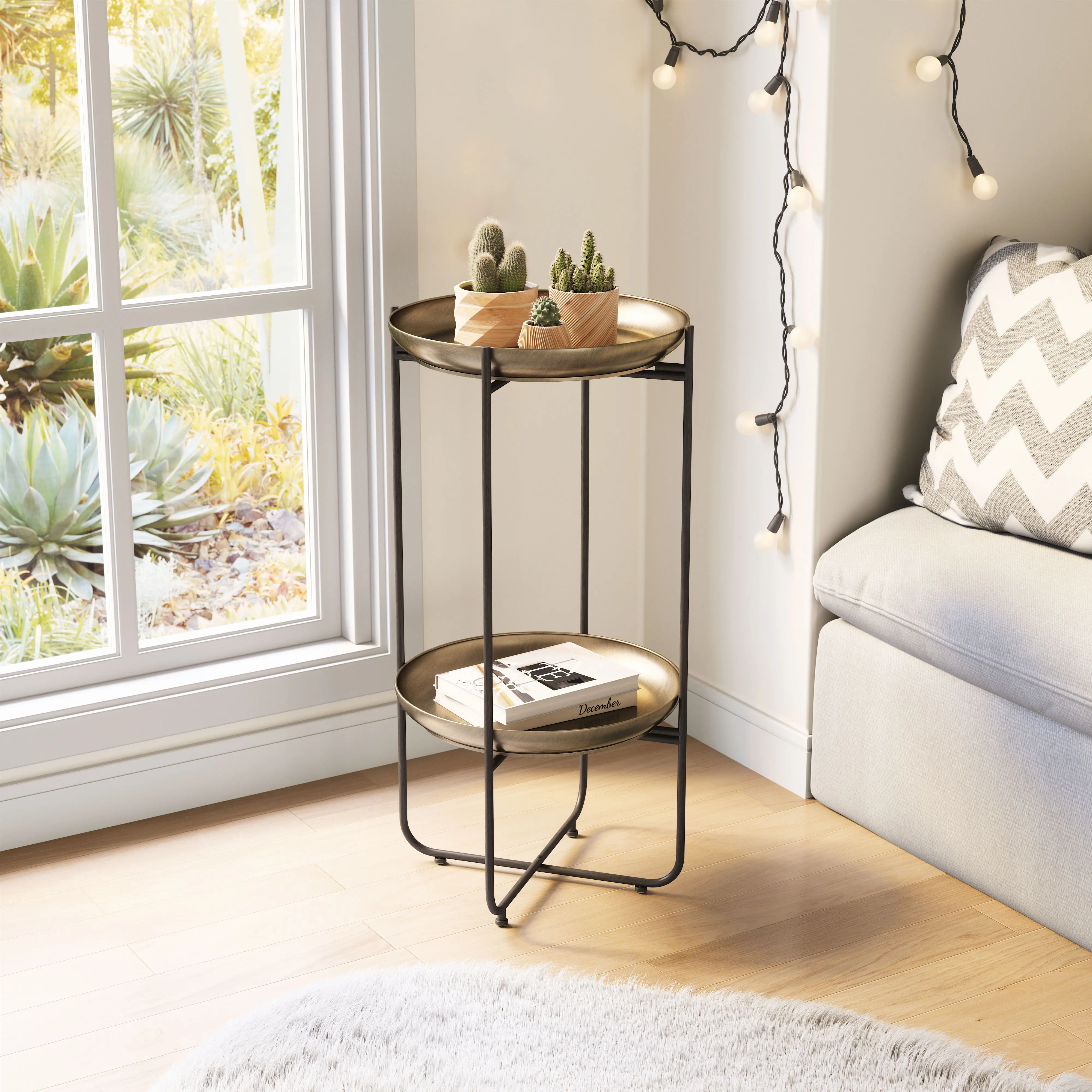 San Bronze Accent Table-1