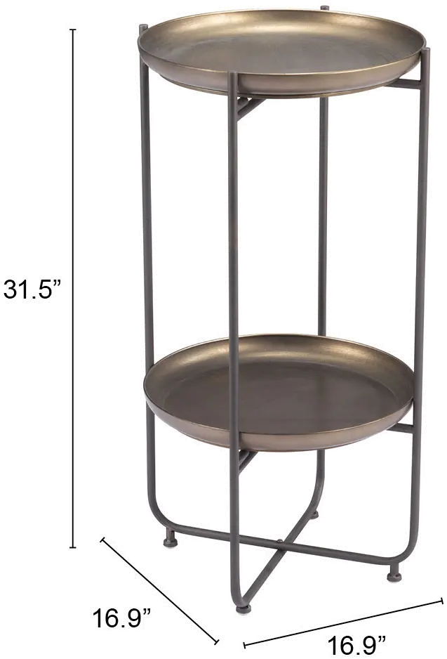 San Bronze Accent Table-7