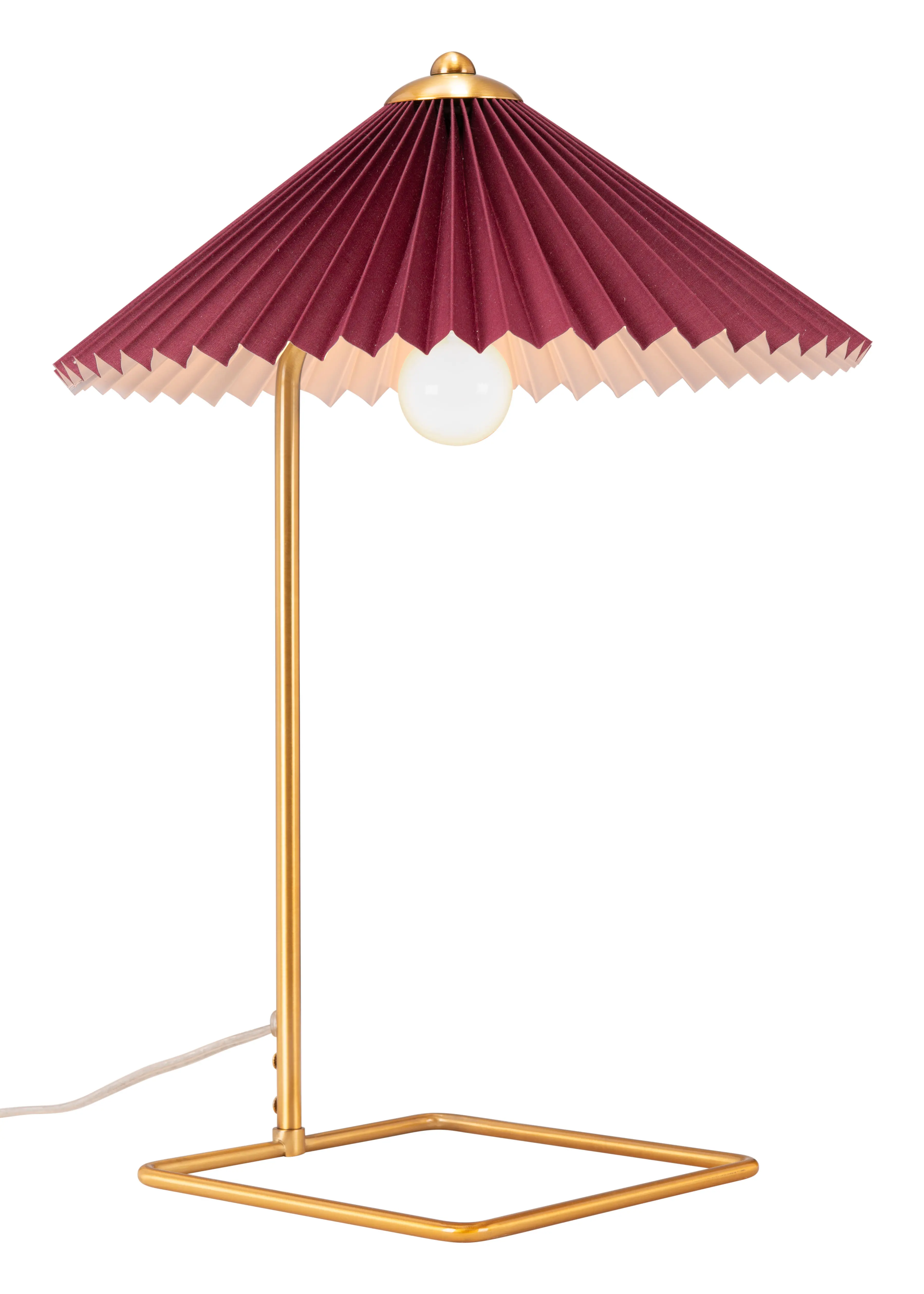 Ciampino Red and Gold Table Lamp-1