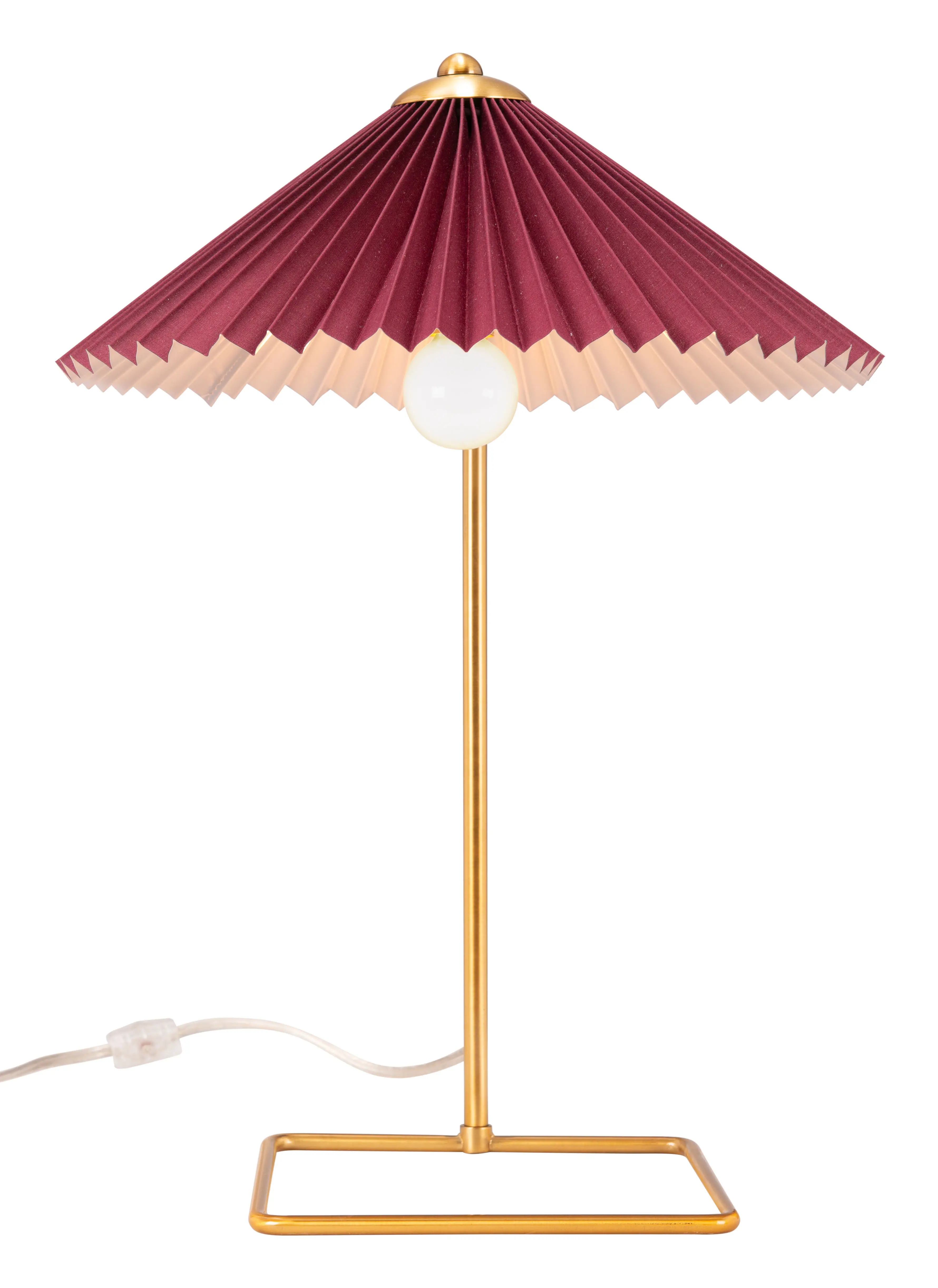 Ciampino Red and Gold Table Lamp-3