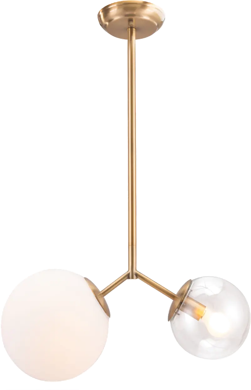 Mugnano Brass Ceiling Lamp