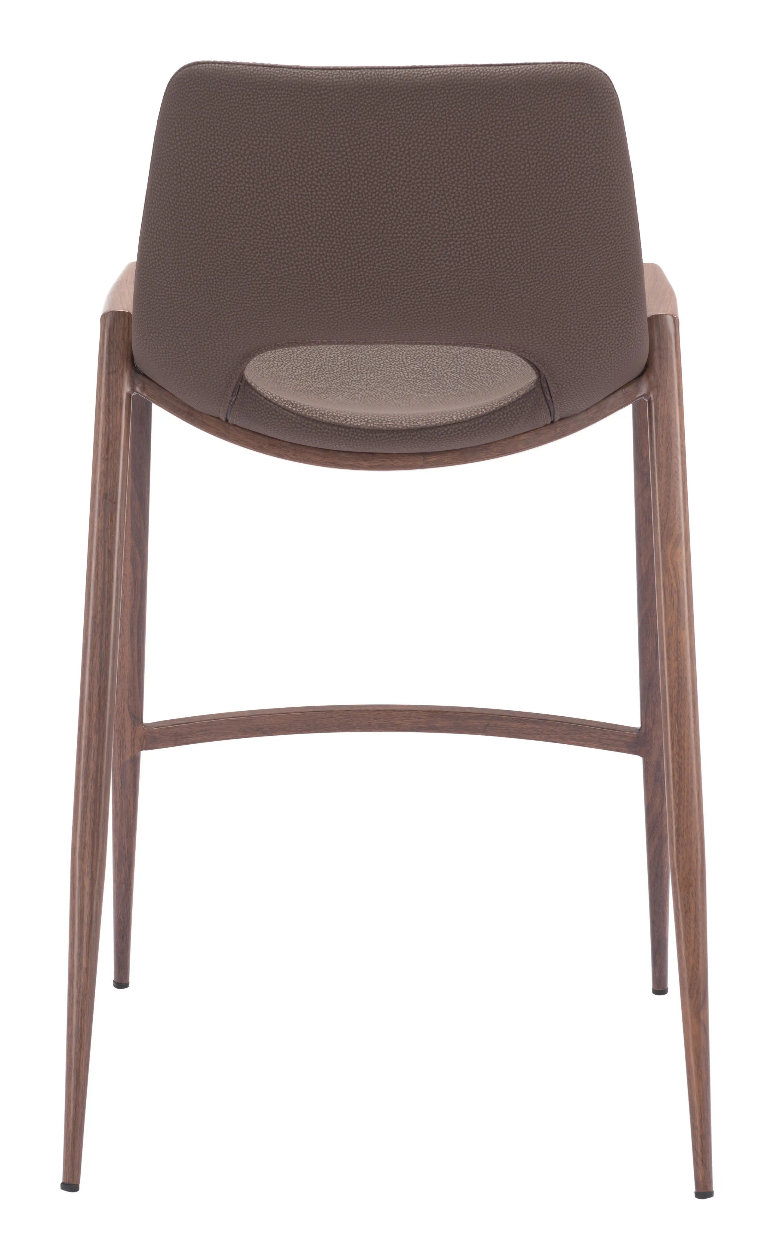 Sant’Anastasia Brown Faux Leather Counter Stool, Set of 2-7
