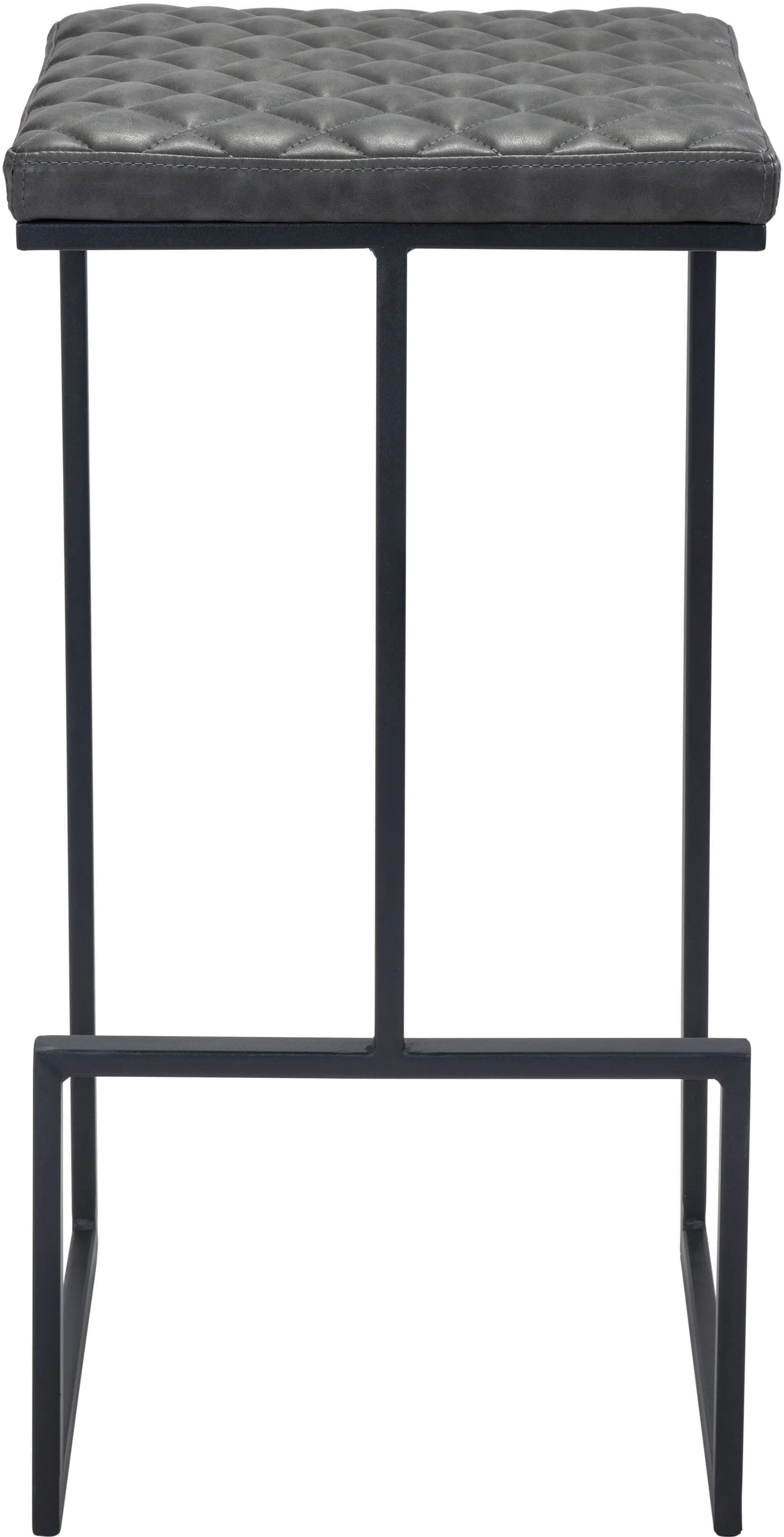 San Gray Faux Leather Barstool-7