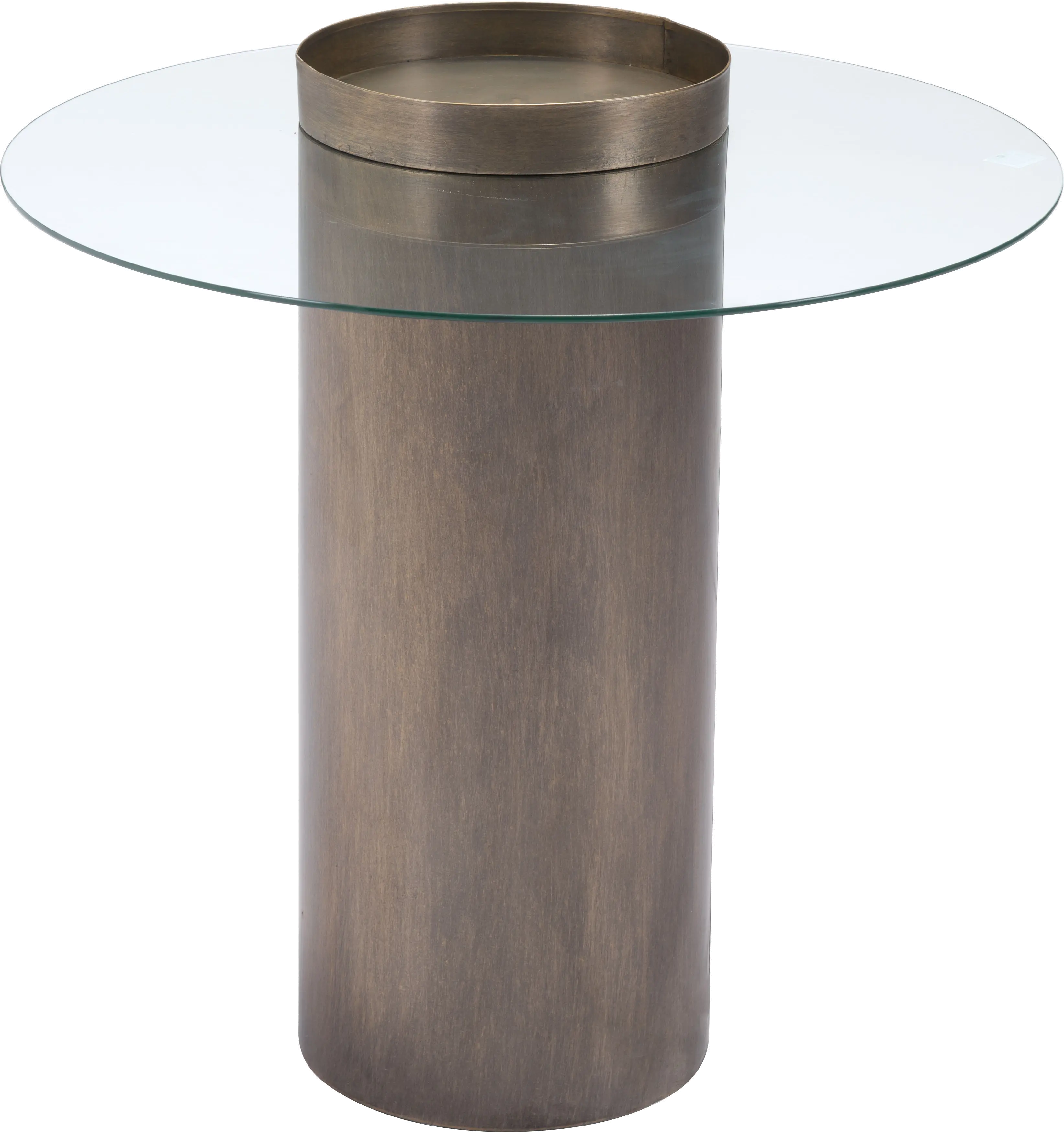 Dalmine Antique Bronze End Table-1