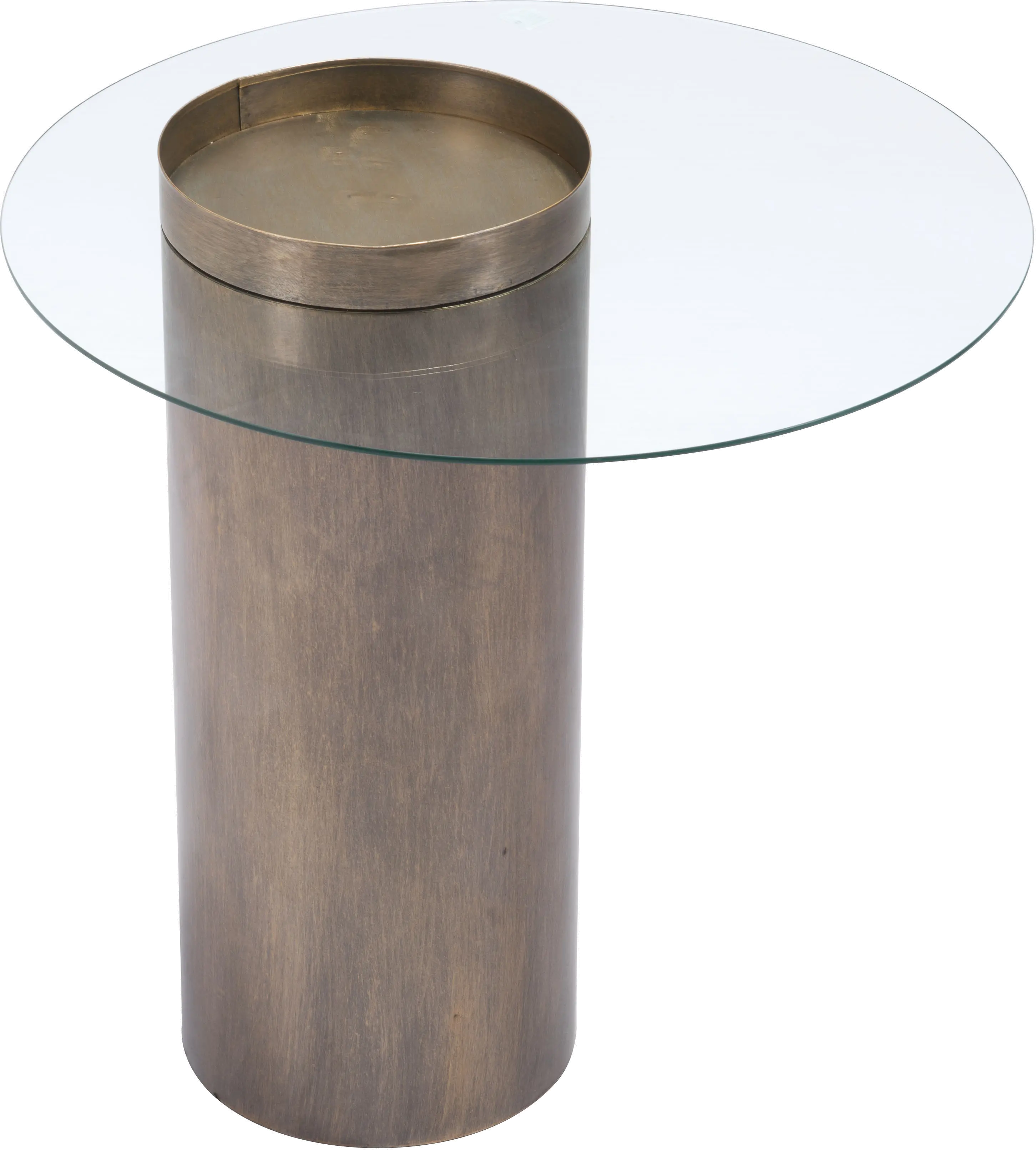 Dalmine Antique Bronze End Table-3