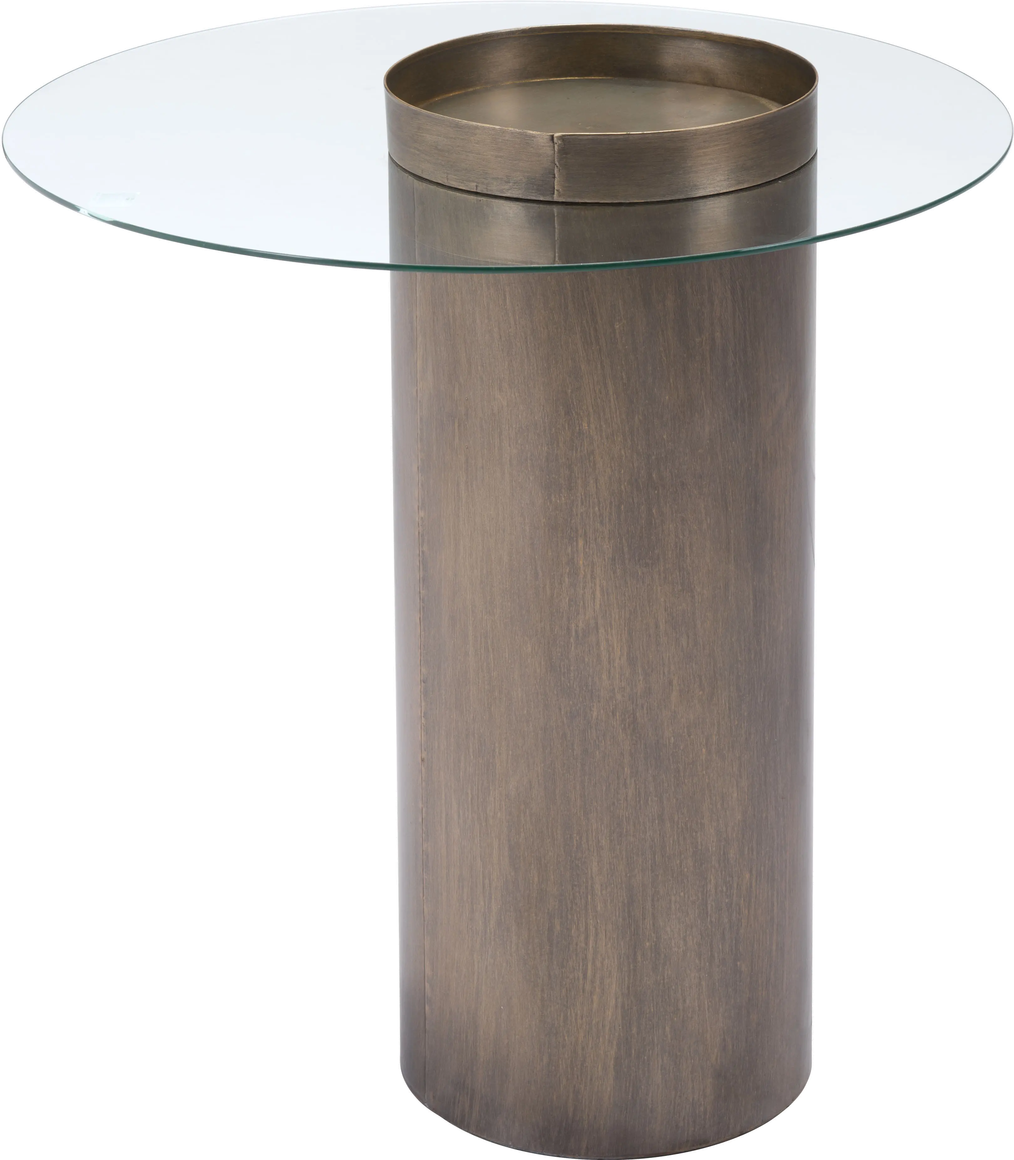 Dalmine Antique Bronze End Table-4