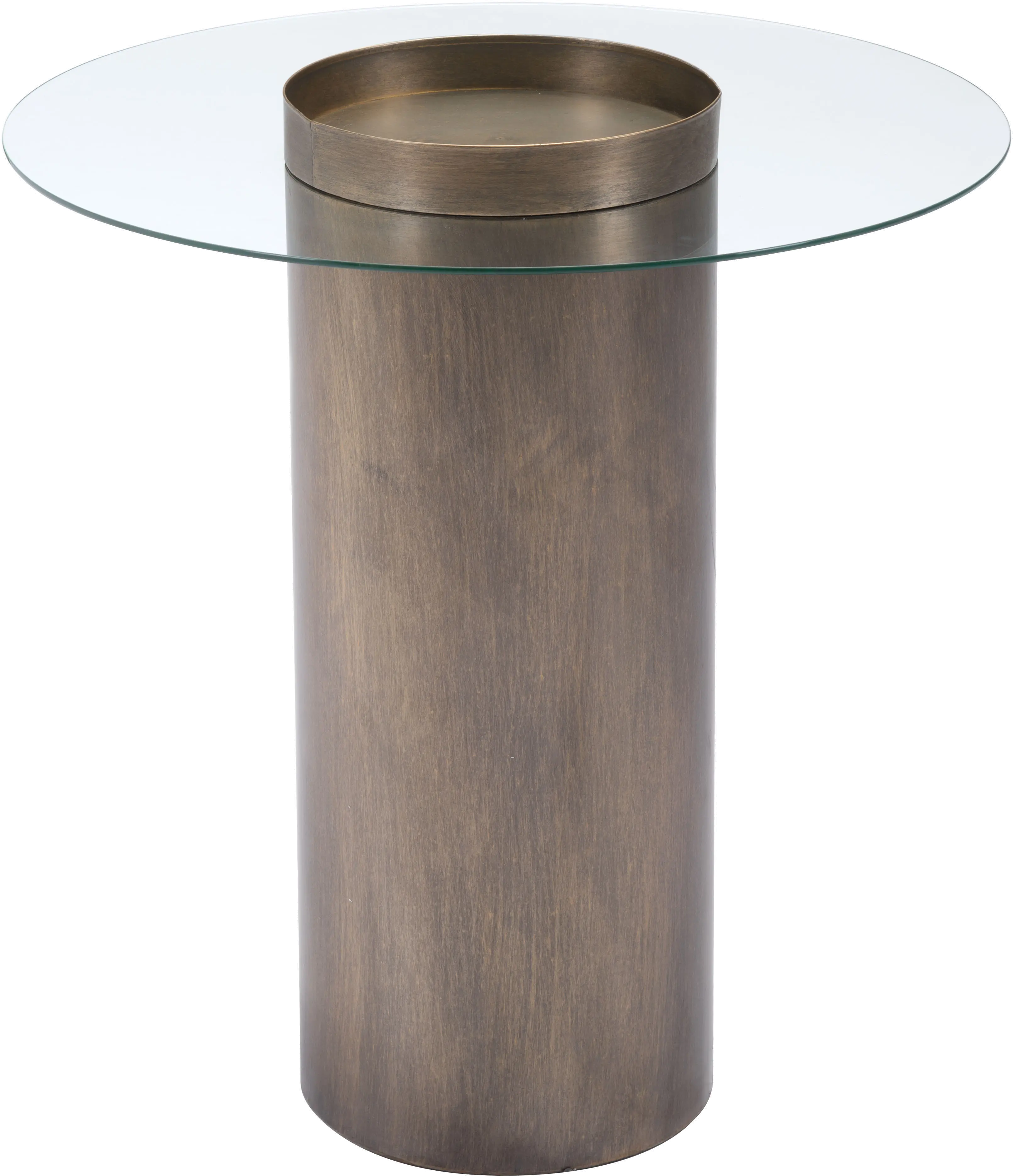 Dalmine Antique Bronze End Table-5
