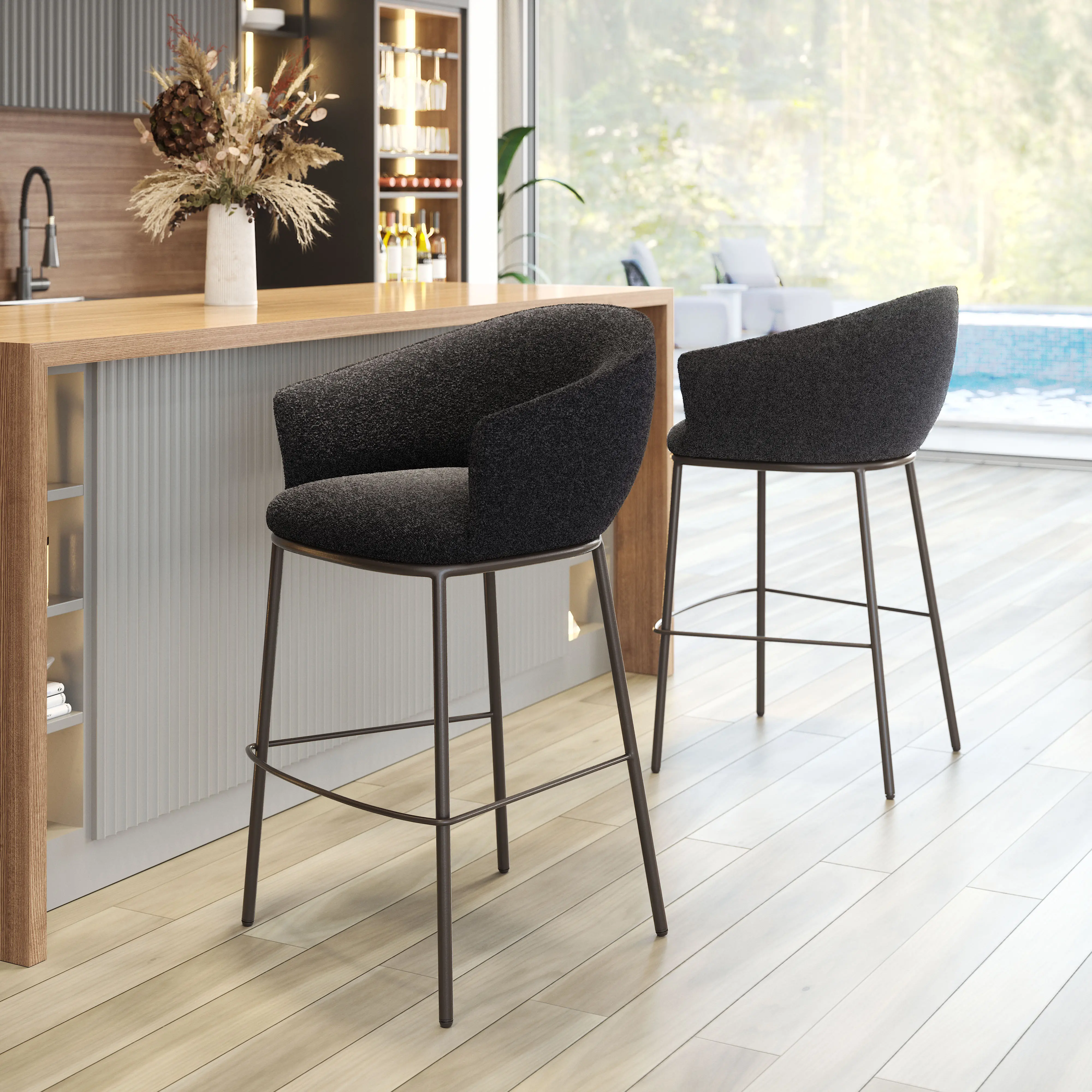 Cardito Black Barstool-2