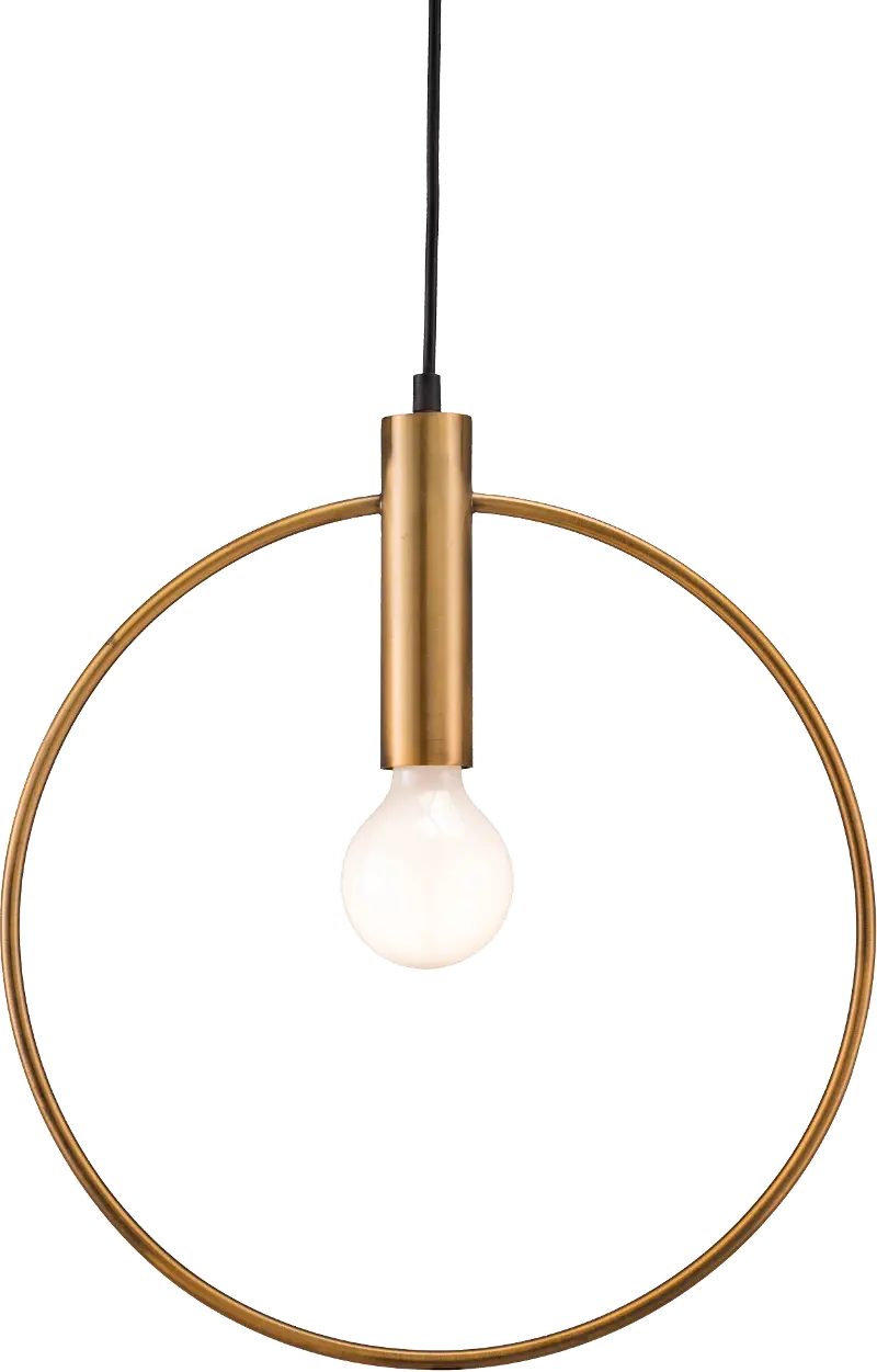 Fagnano Modern Brass Ceiling Lamp