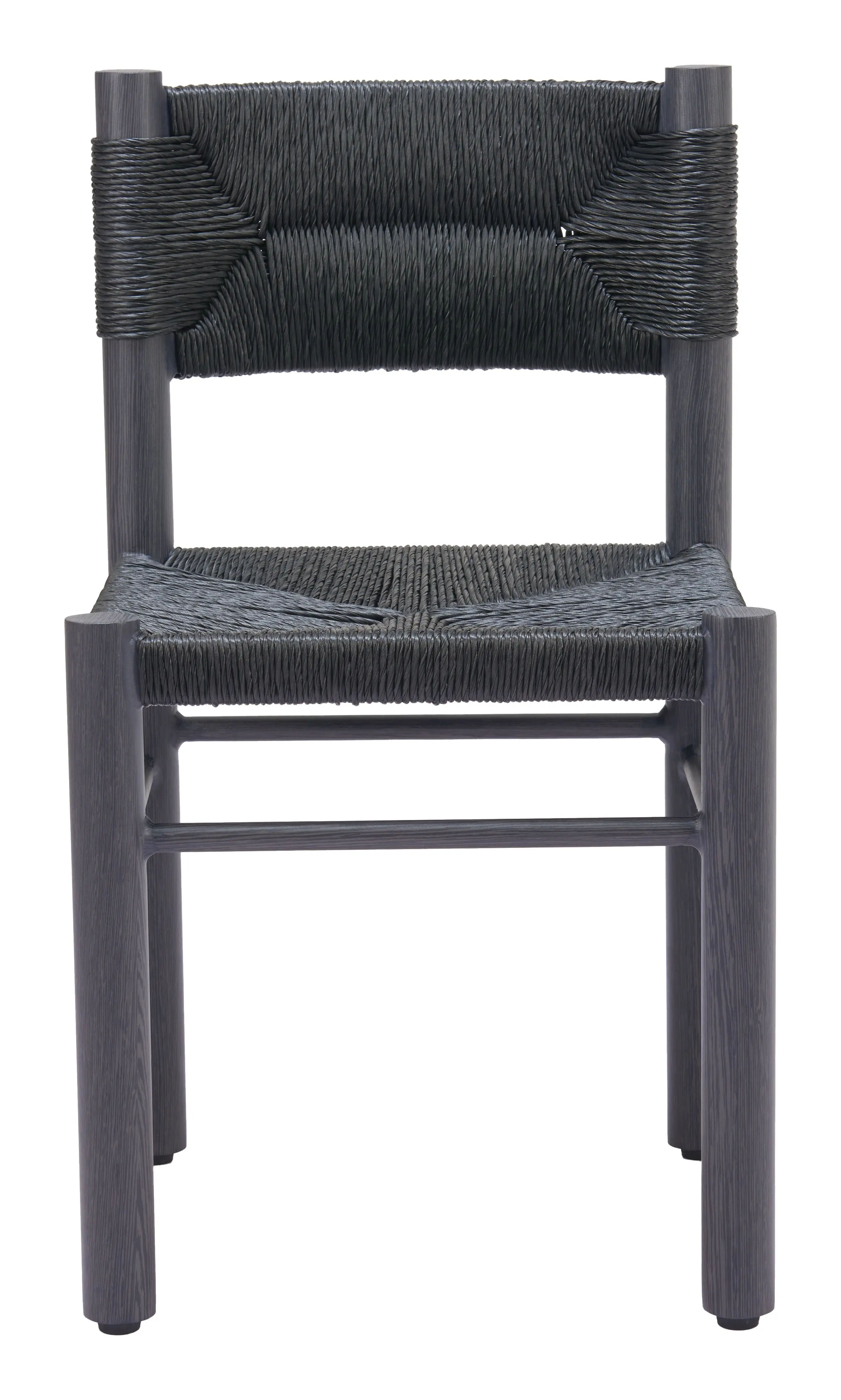 Calvizzano Black Outdoor Dining Chairs, Set of 2-3