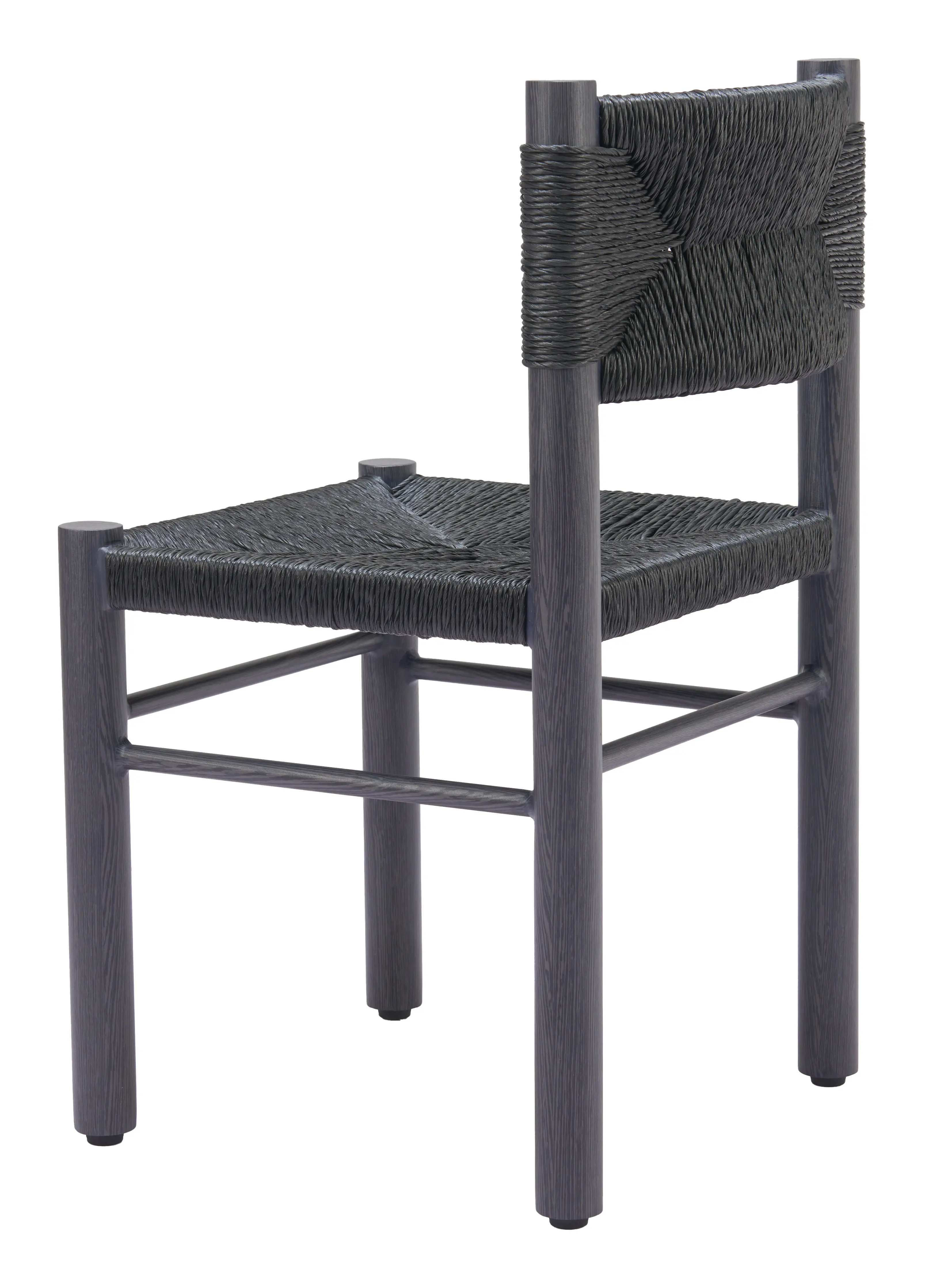 Calvizzano Black Outdoor Dining Chairs, Set of 2-6
