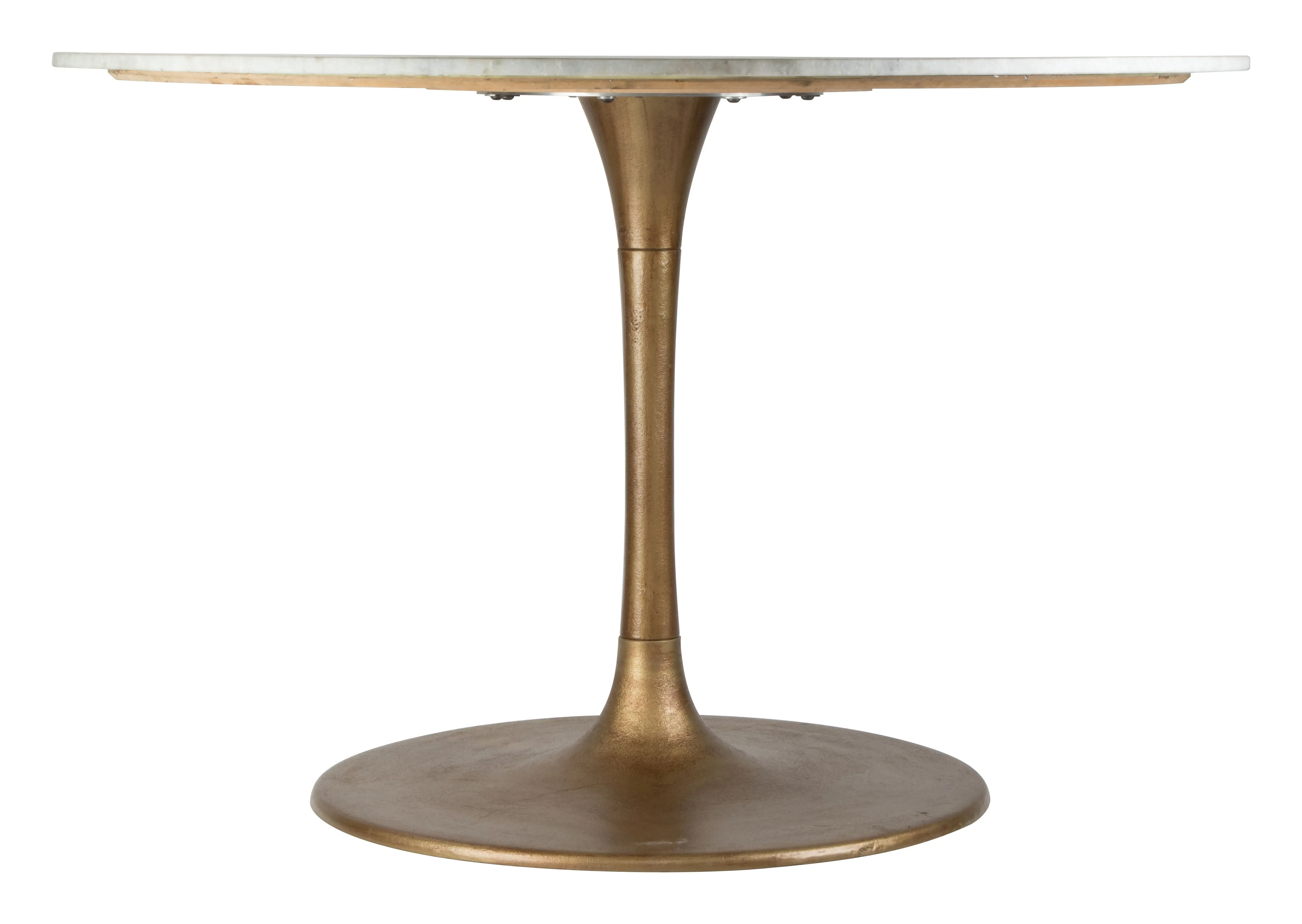 Biassono White Marble Round Dining Table-4