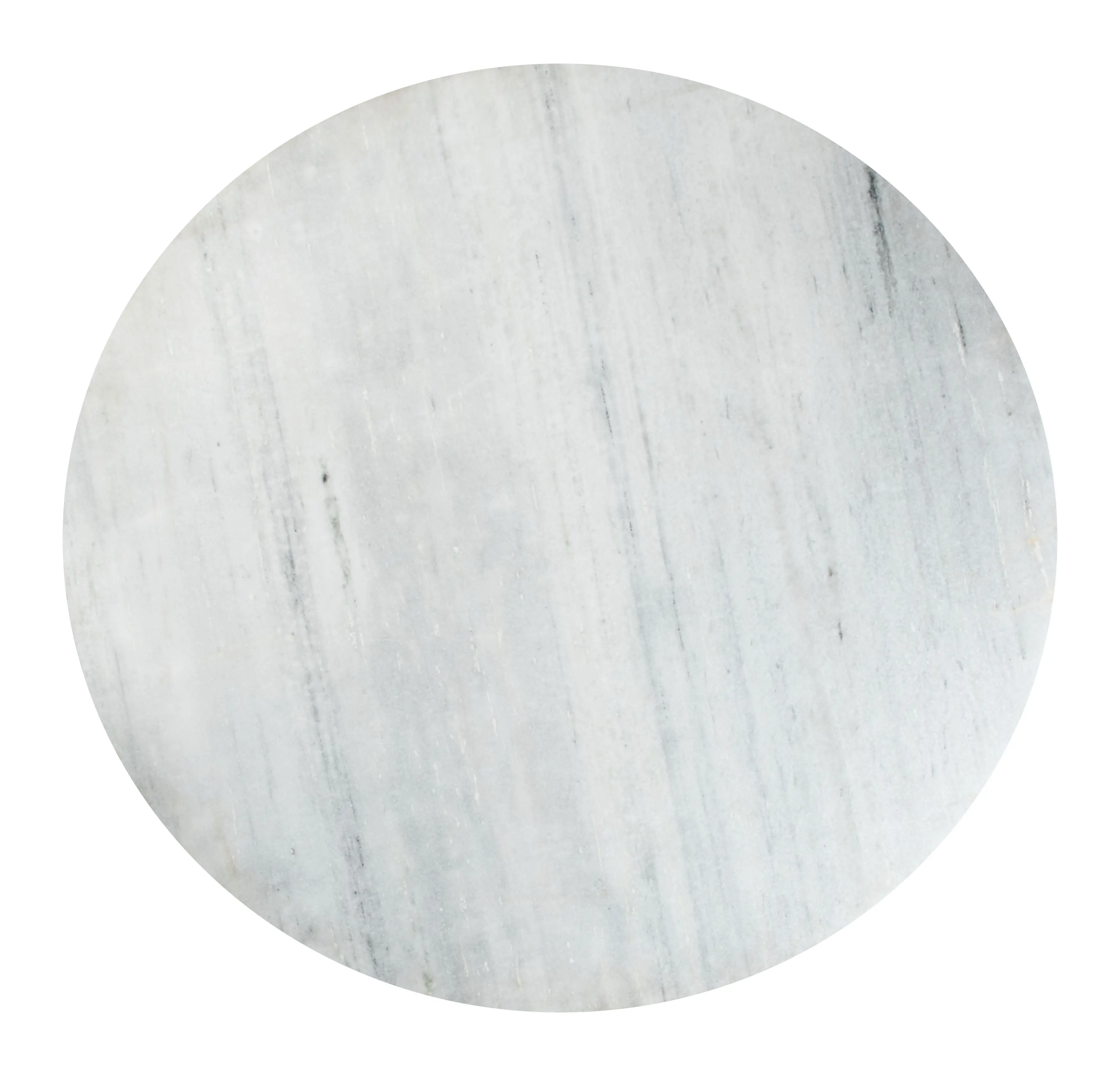 Biassono White Marble Round Dining Table-6