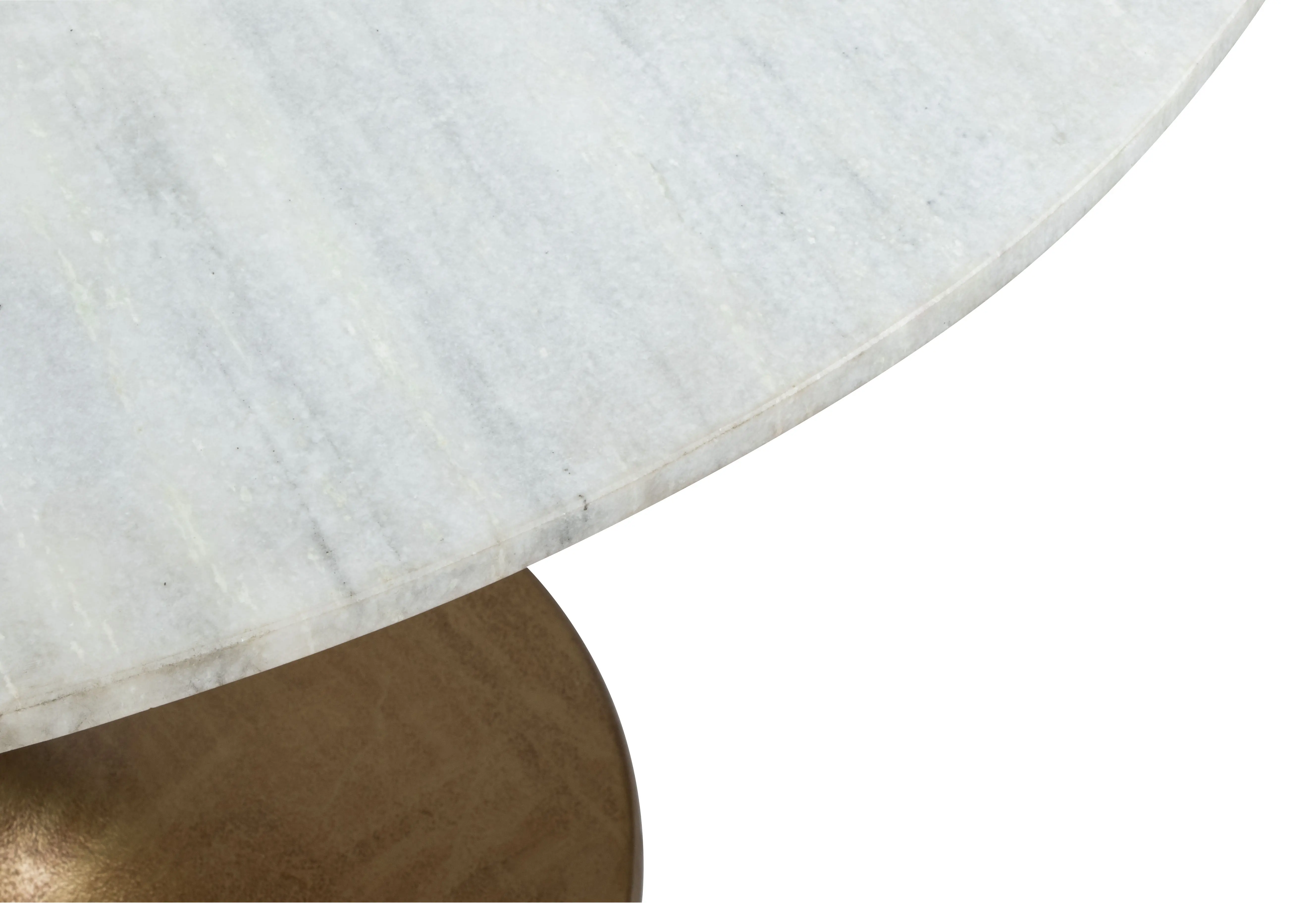 Biassono White Marble Round Dining Table-7
