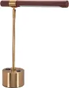Capriate Table Lamp Brown & Brass