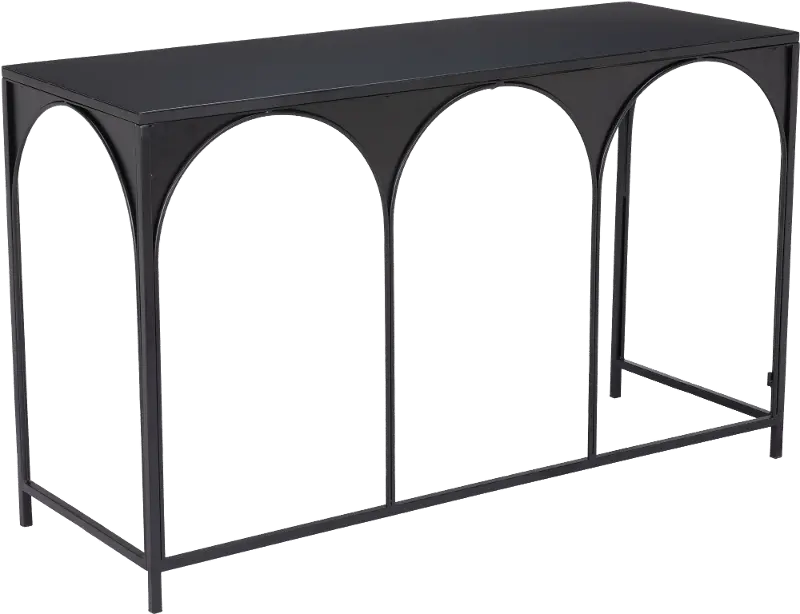 Colonna Black Sofa Table