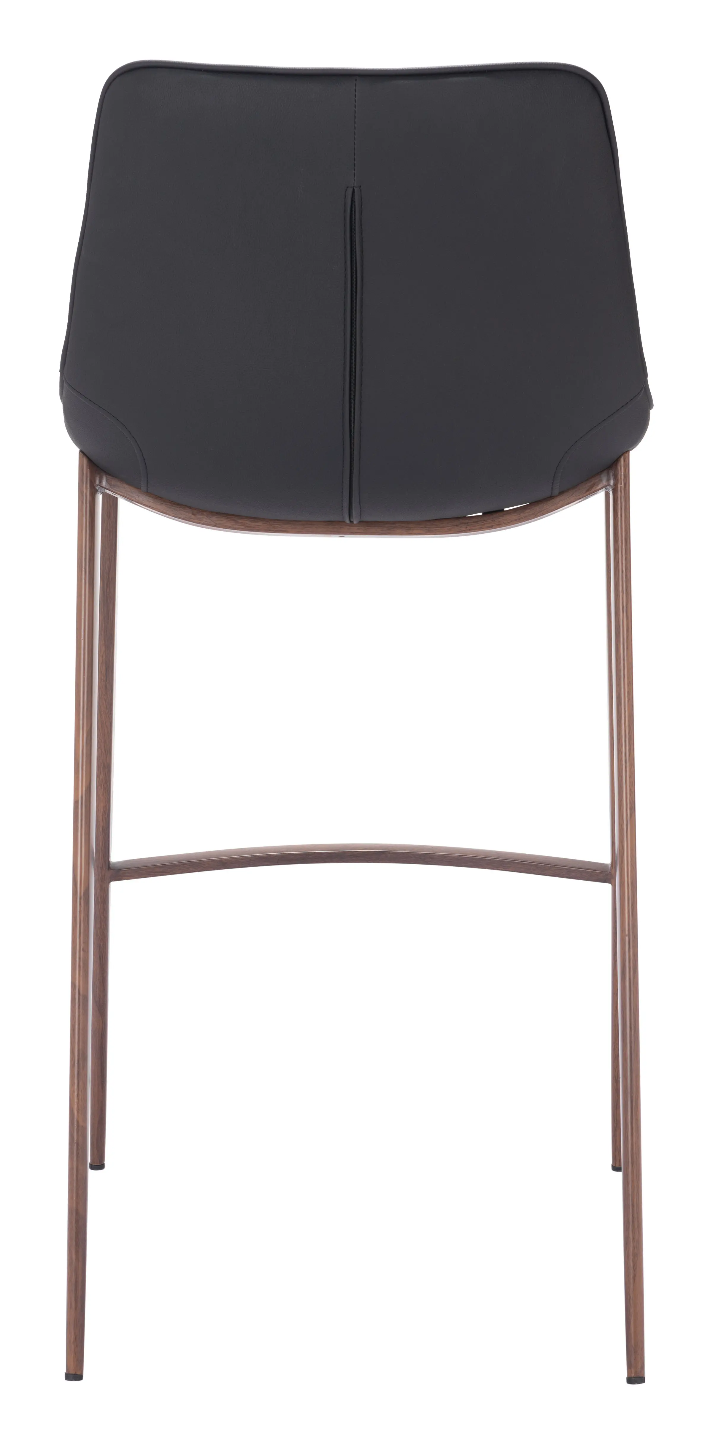Vada Black Faux Leather Barstool, Set of 2-7