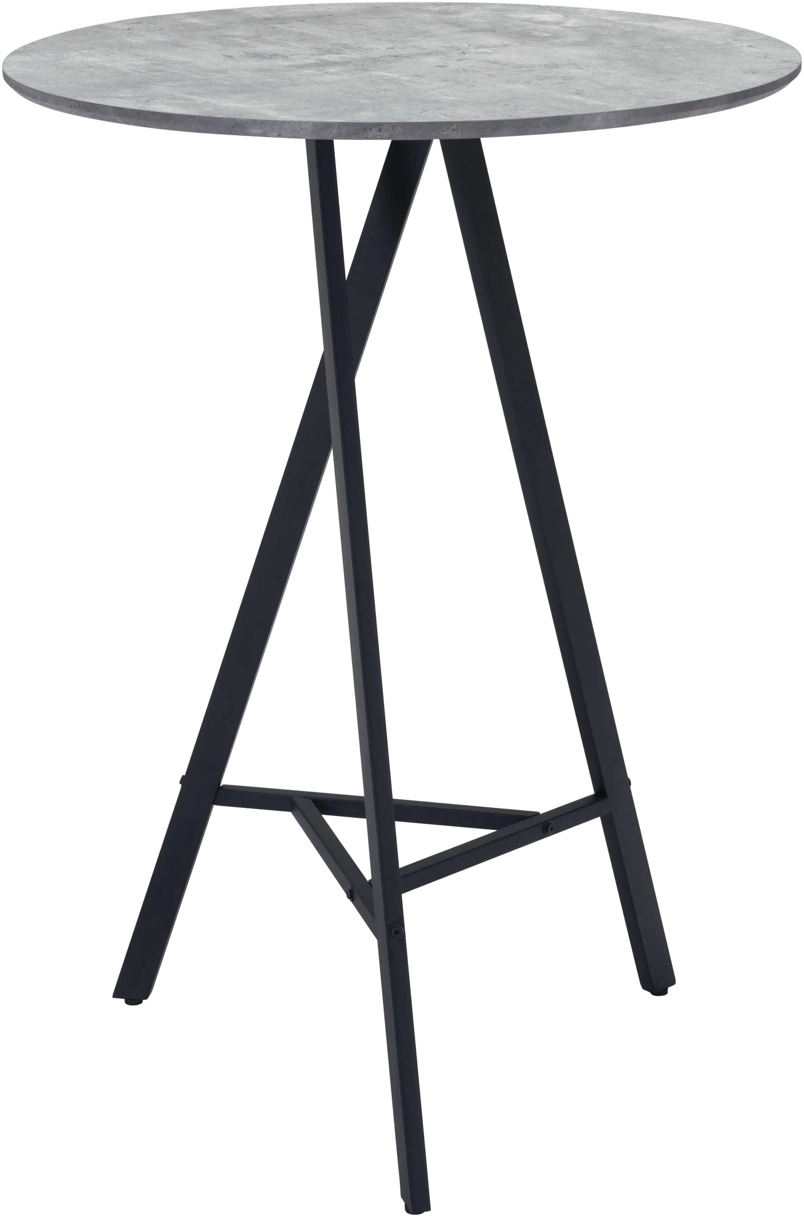 Basilicata Gray Round Bar Table-1