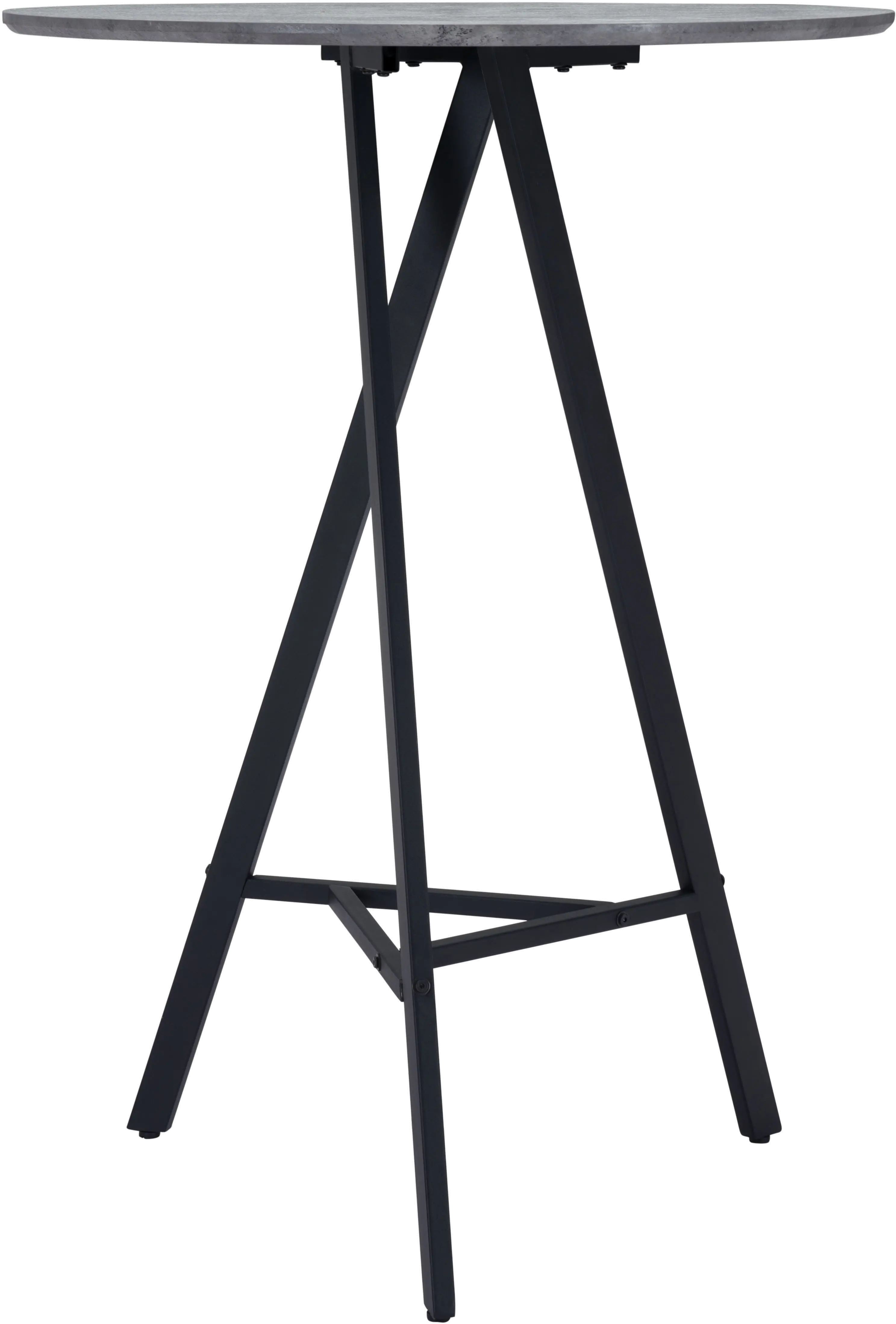 Basilicata Gray Round Bar Table-4