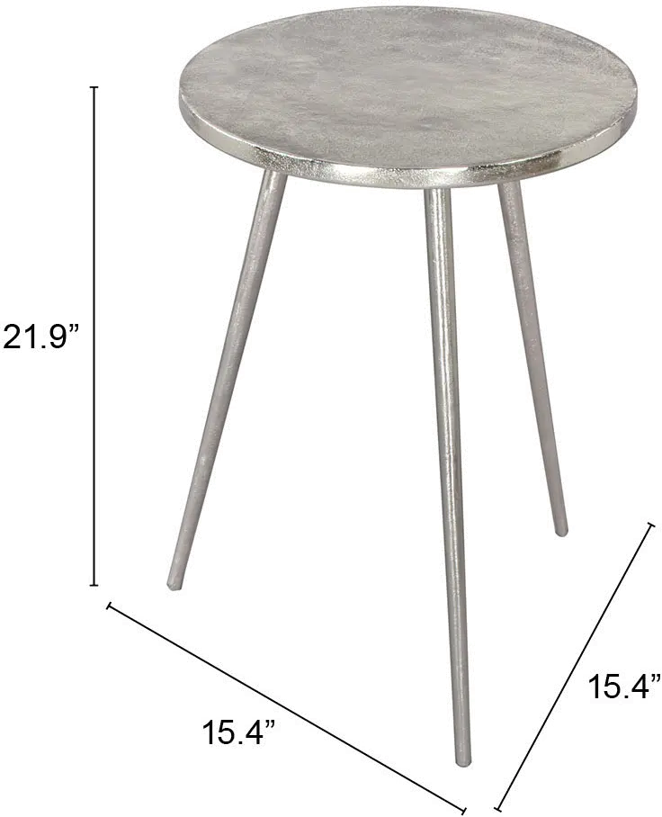 Clichy Silver Side Table-7