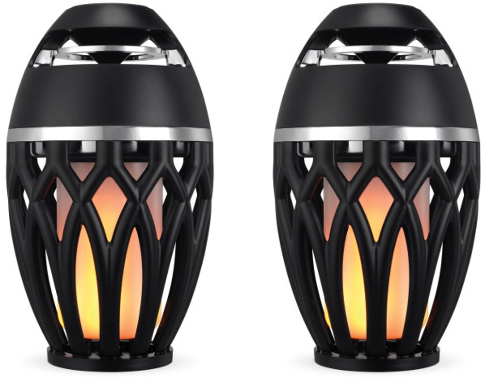 iLive Tiki+ Bluetooth Speaker with LED Flame