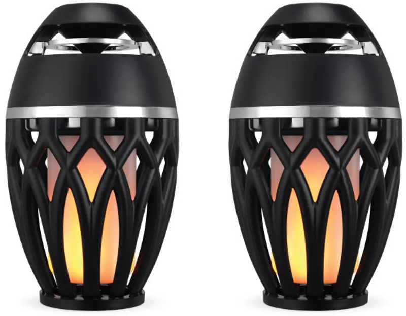 iLive Tiki+ Bluetooth Speaker with LED Flame