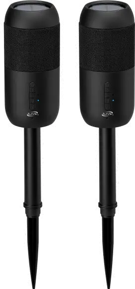 ISBW240BDL iLive Portable IPX6 Waterproof Wireless Speakers with Removable Yard Stakes-1