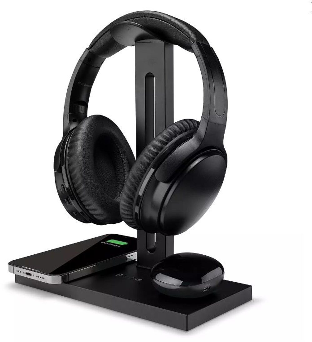 iLive 5-in-1 Headphone Stand and Wireless Charger