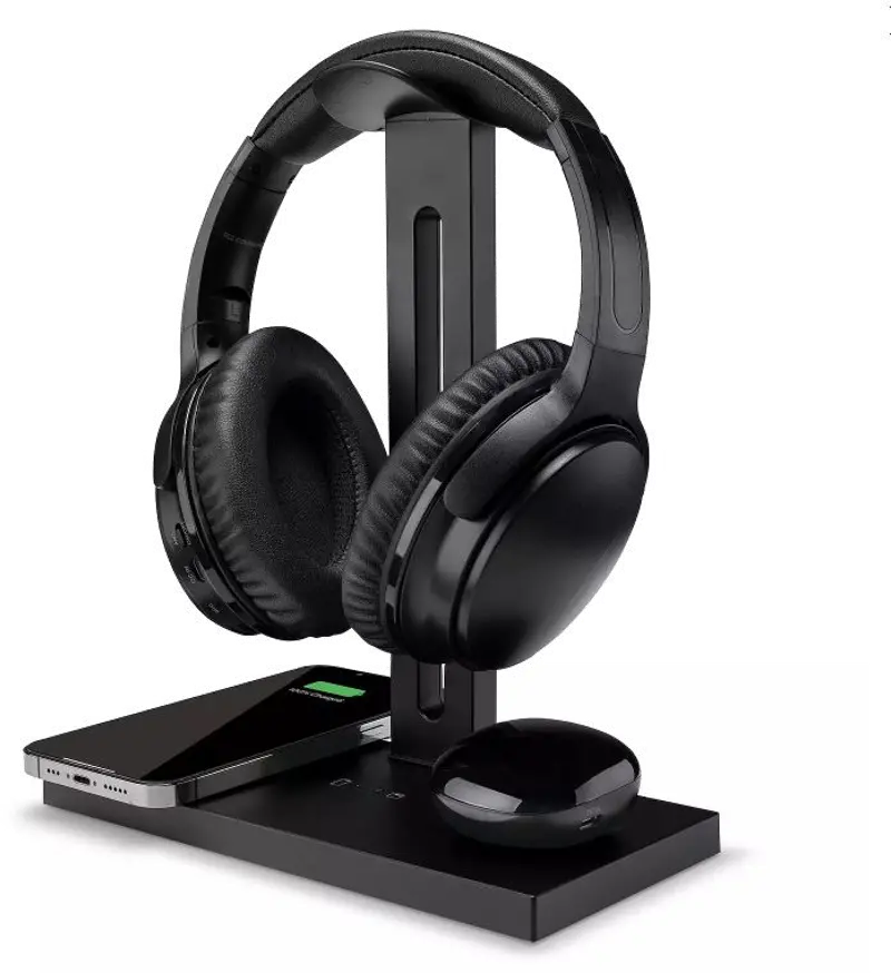 iLive 5-in-1 Headphone Stand and Wireless Charger