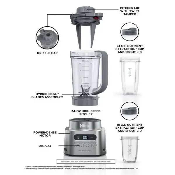SS151 Ninja® Twisti™ High Speed Blender Duo-3