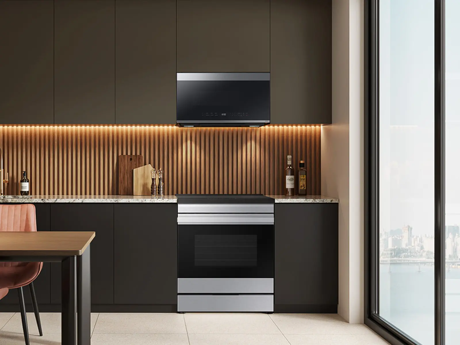 ME21DG6500SR Samsung Bespoke 2.1 Cu Ft Over-The-Range Microwave - Stainless Steel-2