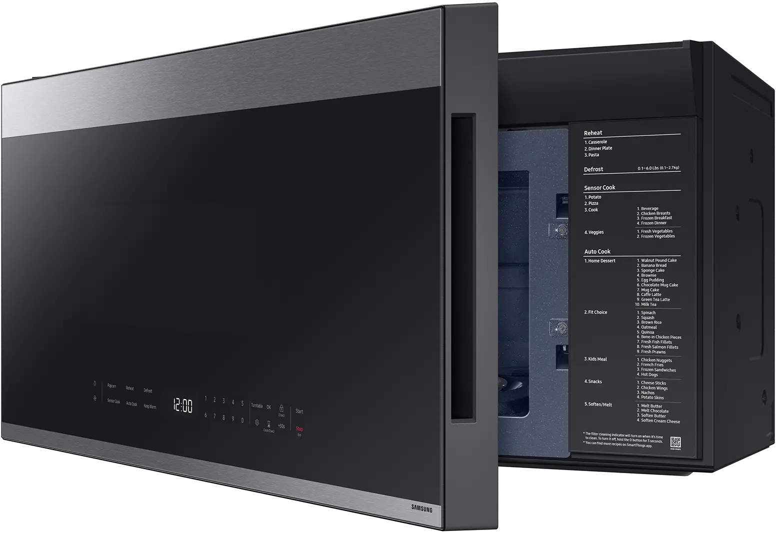 ME21DG6500SR Samsung Bespoke 2.1 Cu Ft Over-The-Range Microwave - Stainless Steel-6