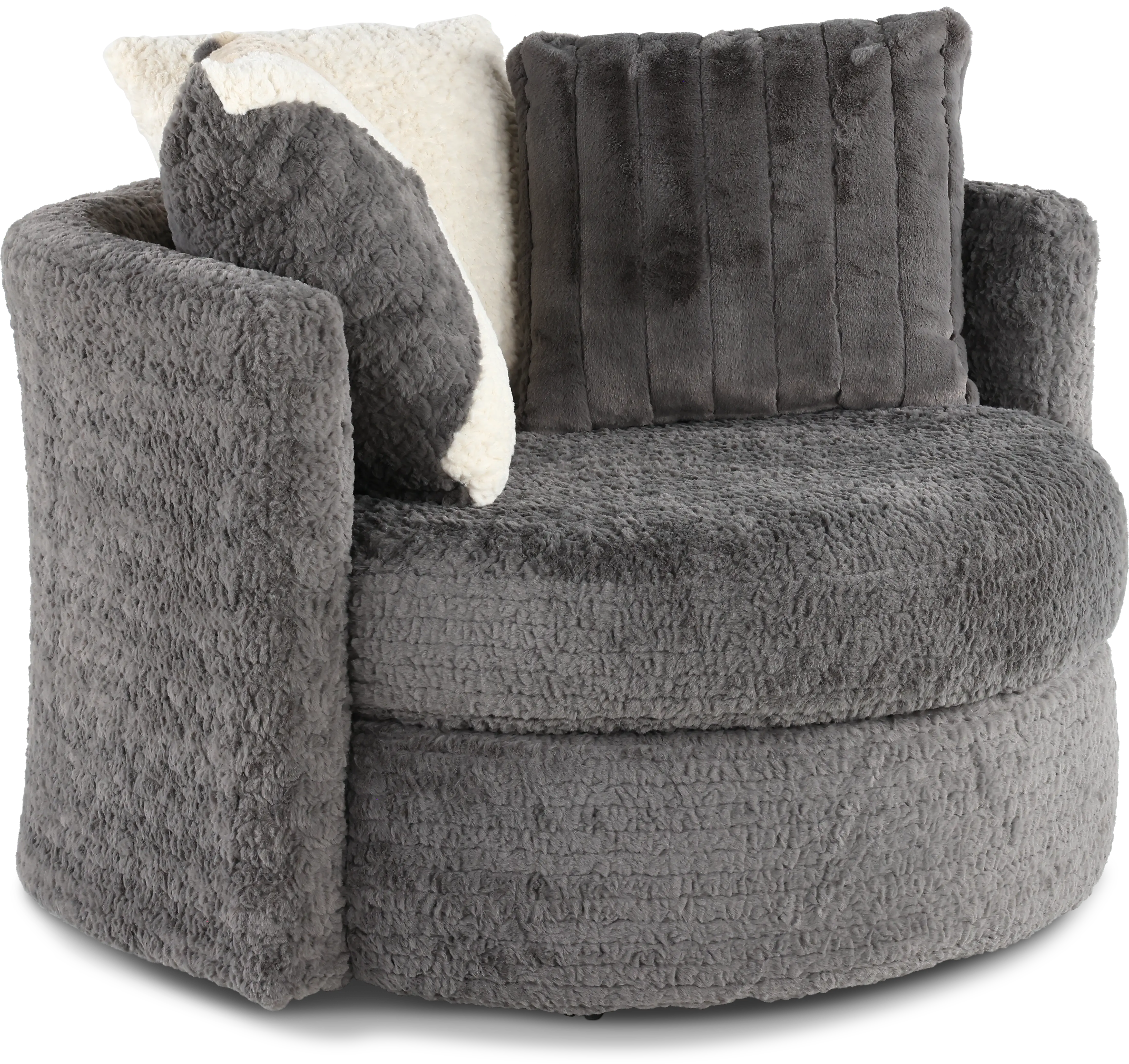 Hendrix Gray Swivel Chair-4