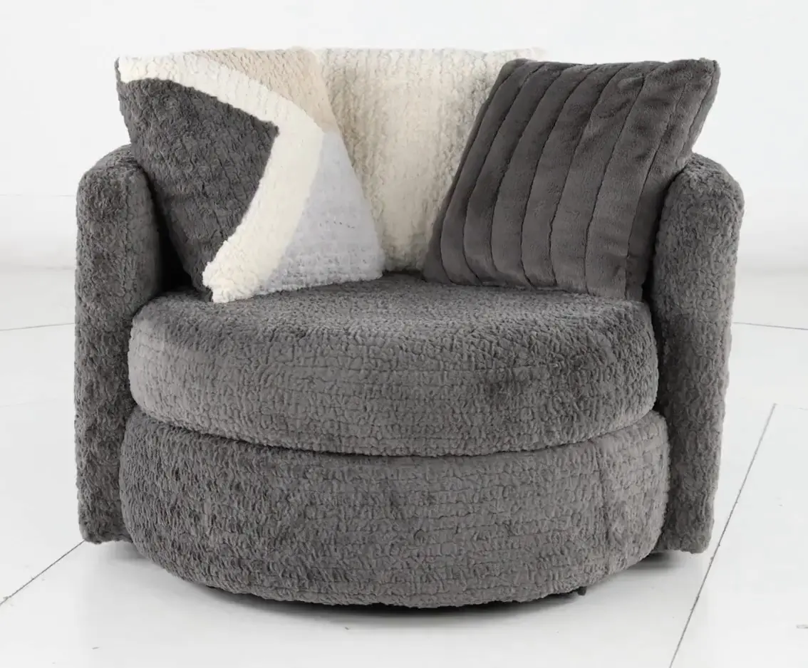 Hendrix Gray Swivel Chair-5