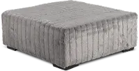 Hendrix Gray Cocktail Ottoman