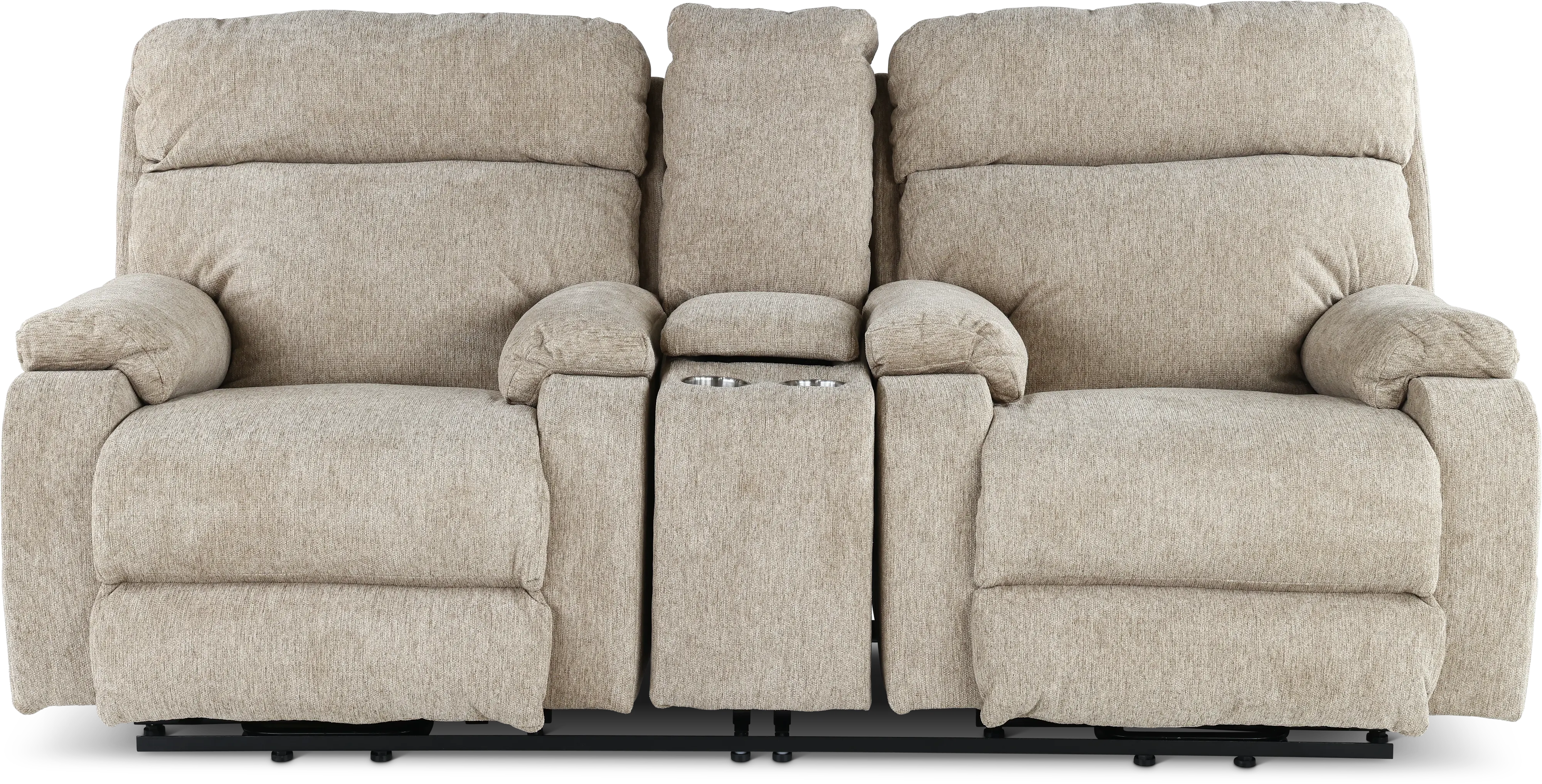 764819/2018-26/2019-26 Regenerator Beige Power Reclining Loveseat with Heat and Massage-1