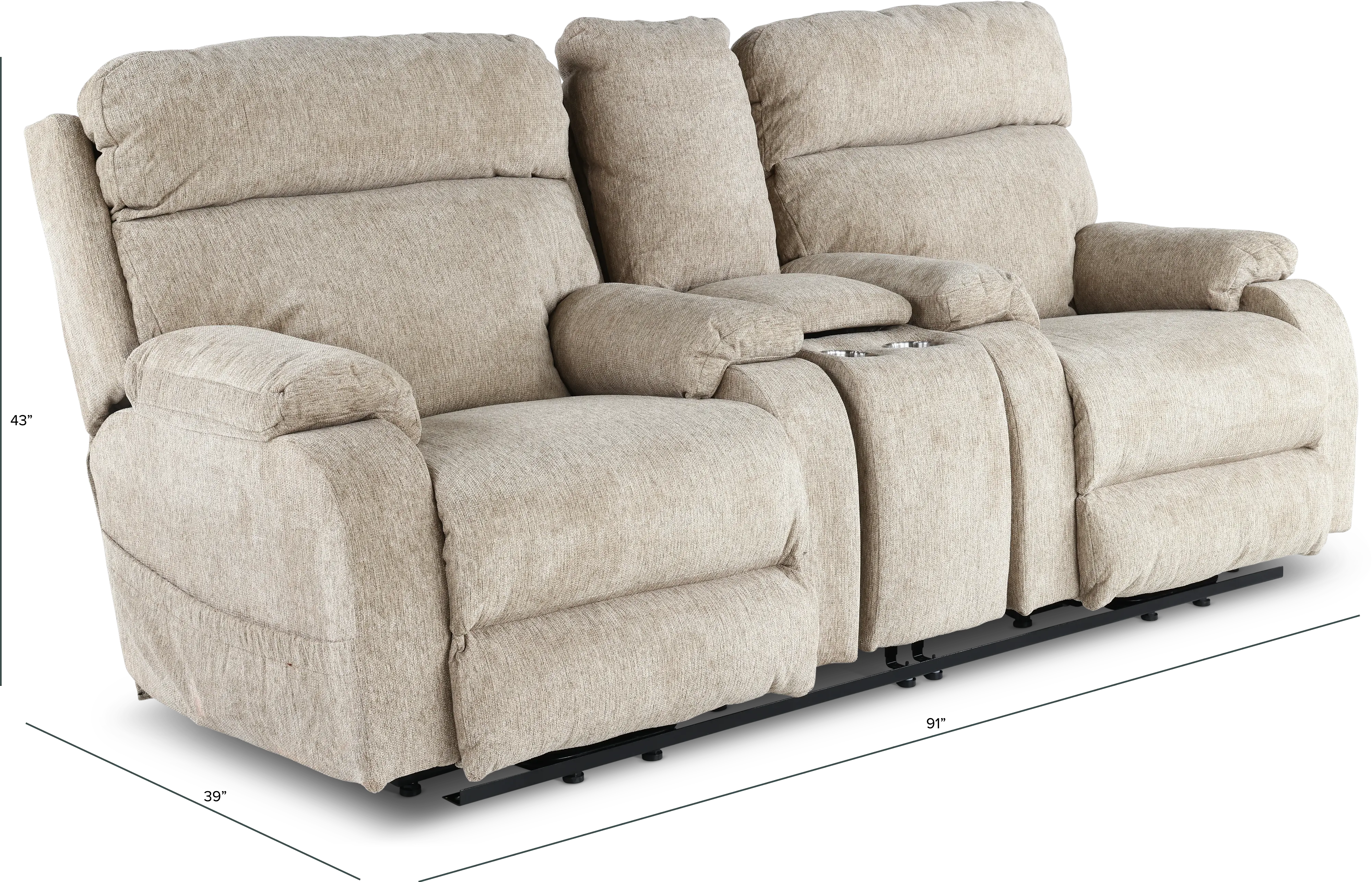 764819/2018-26/2019-26 Regenerator Beige Power Reclining Loveseat with Heat and Massage-3