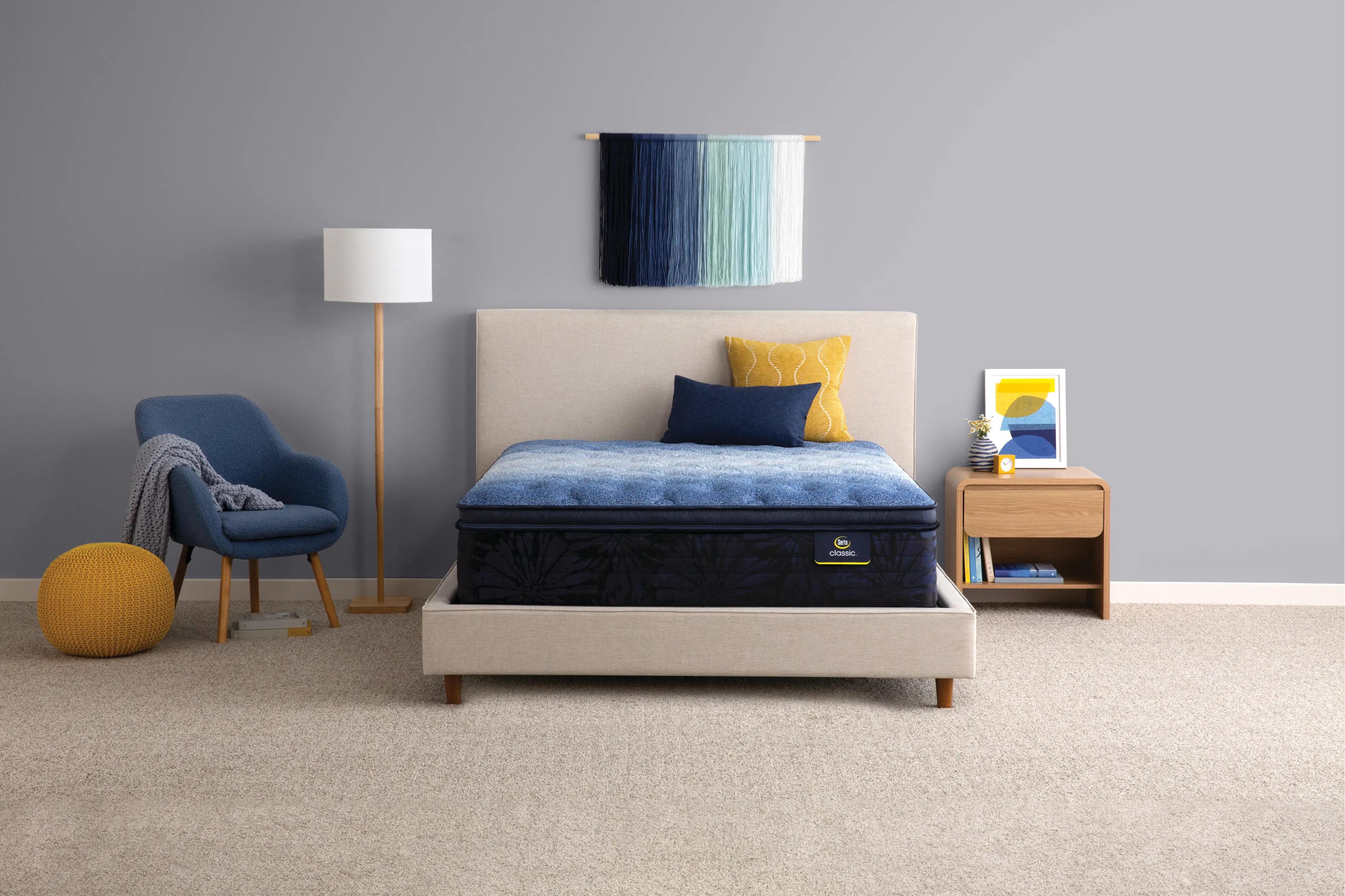 TM-703823-3010 Serta Classic Armada Plush Pillow Top Twin Mattress-2