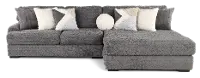 Hendrix Gray 2 Piece Sectional with Double Chaise